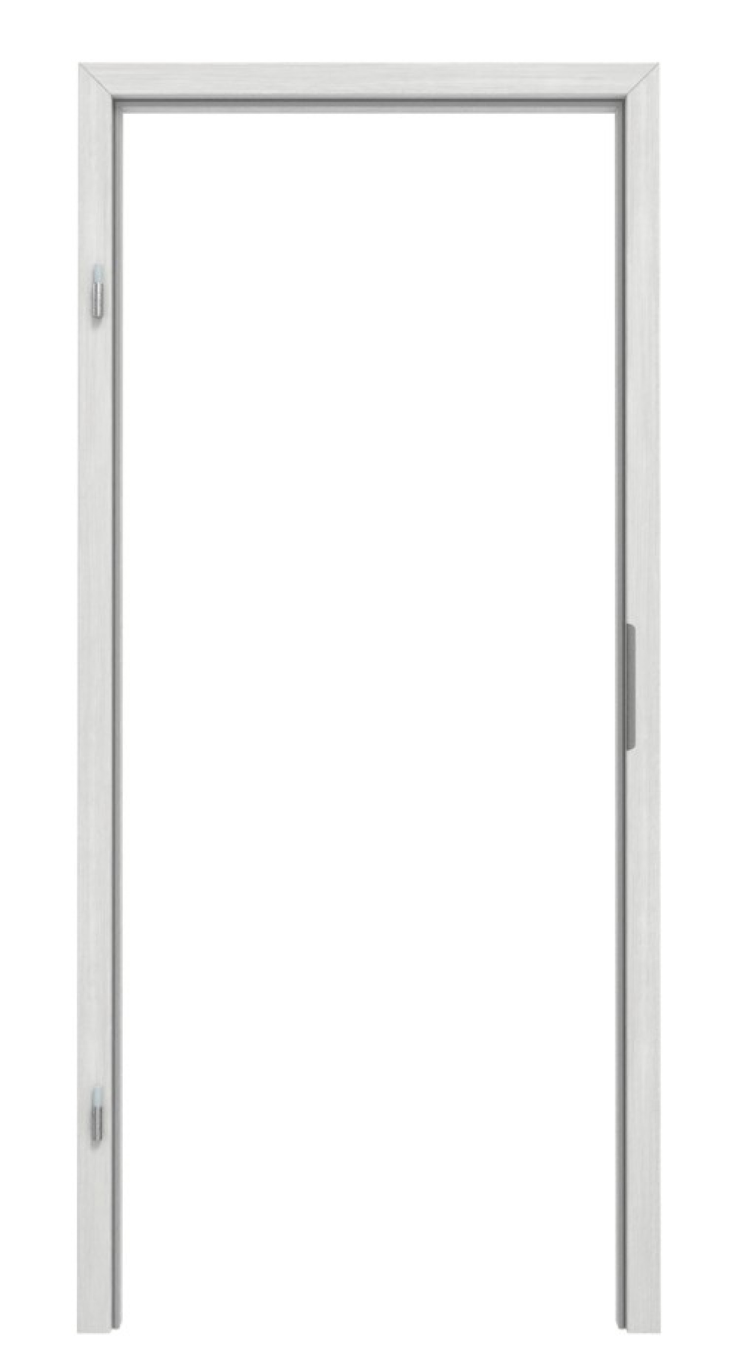 TEUTO Blockrahmen für Wohnungseingangstüren Authentic Grigio CPL mit runder Kante
