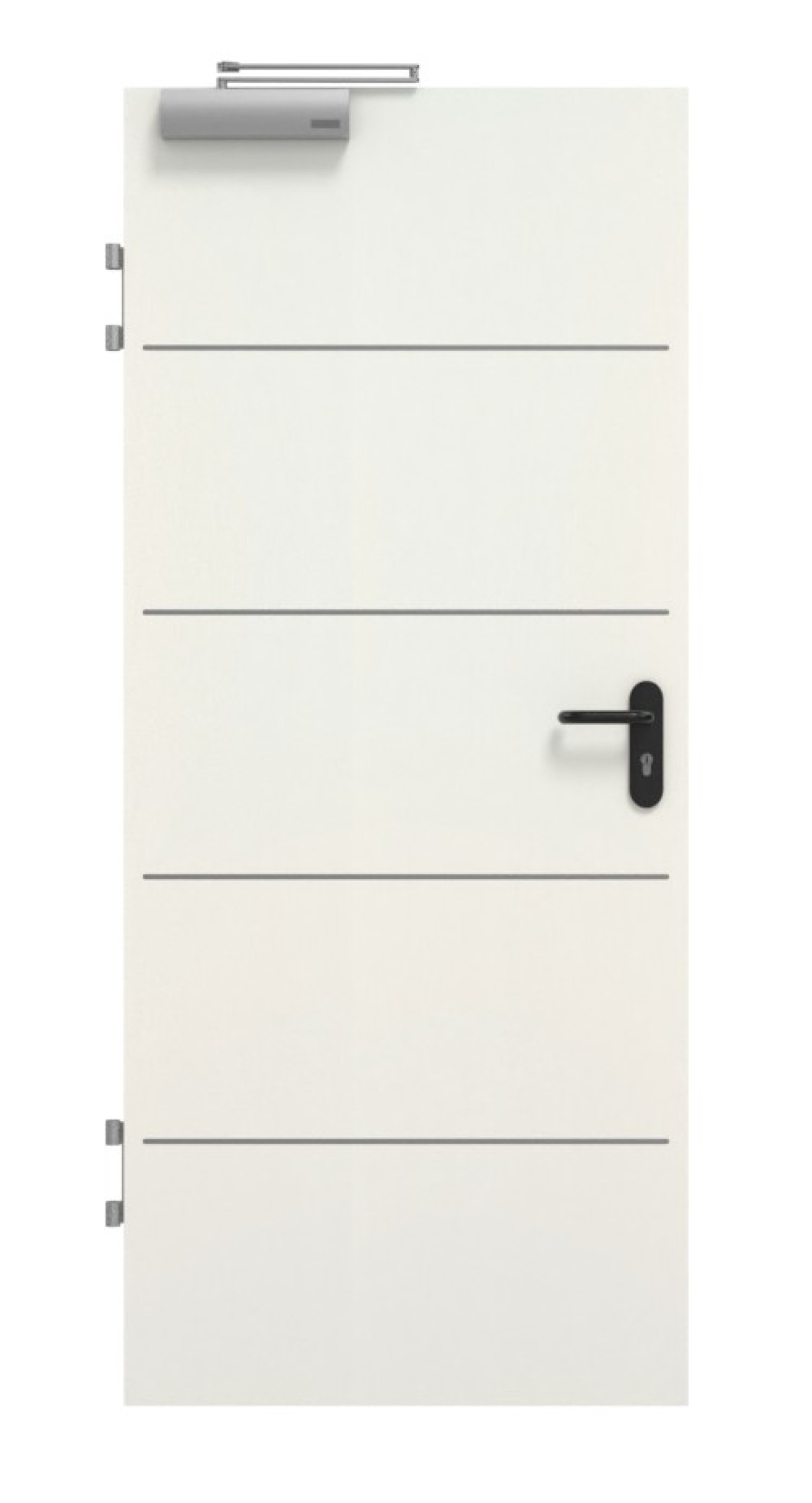 GARANT Brandschutztür T30 Corona 830 Weiß Struktur Premium CePaL