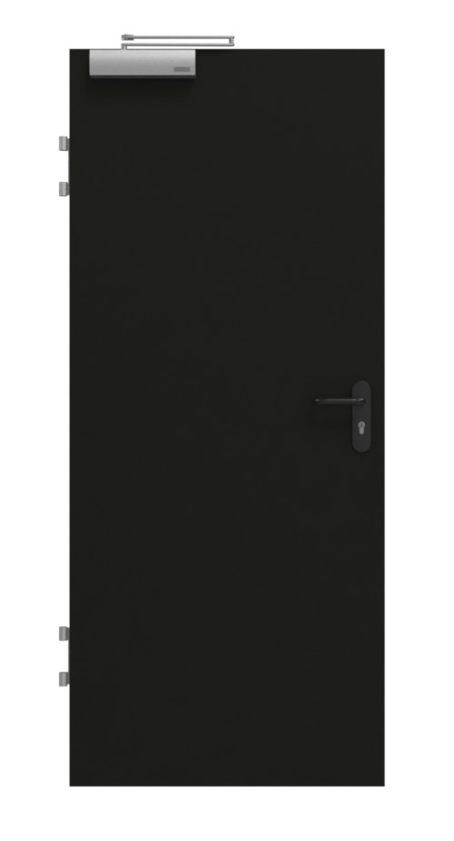 GARANT Brandschutztür T30 Black 0901-60 Resopal