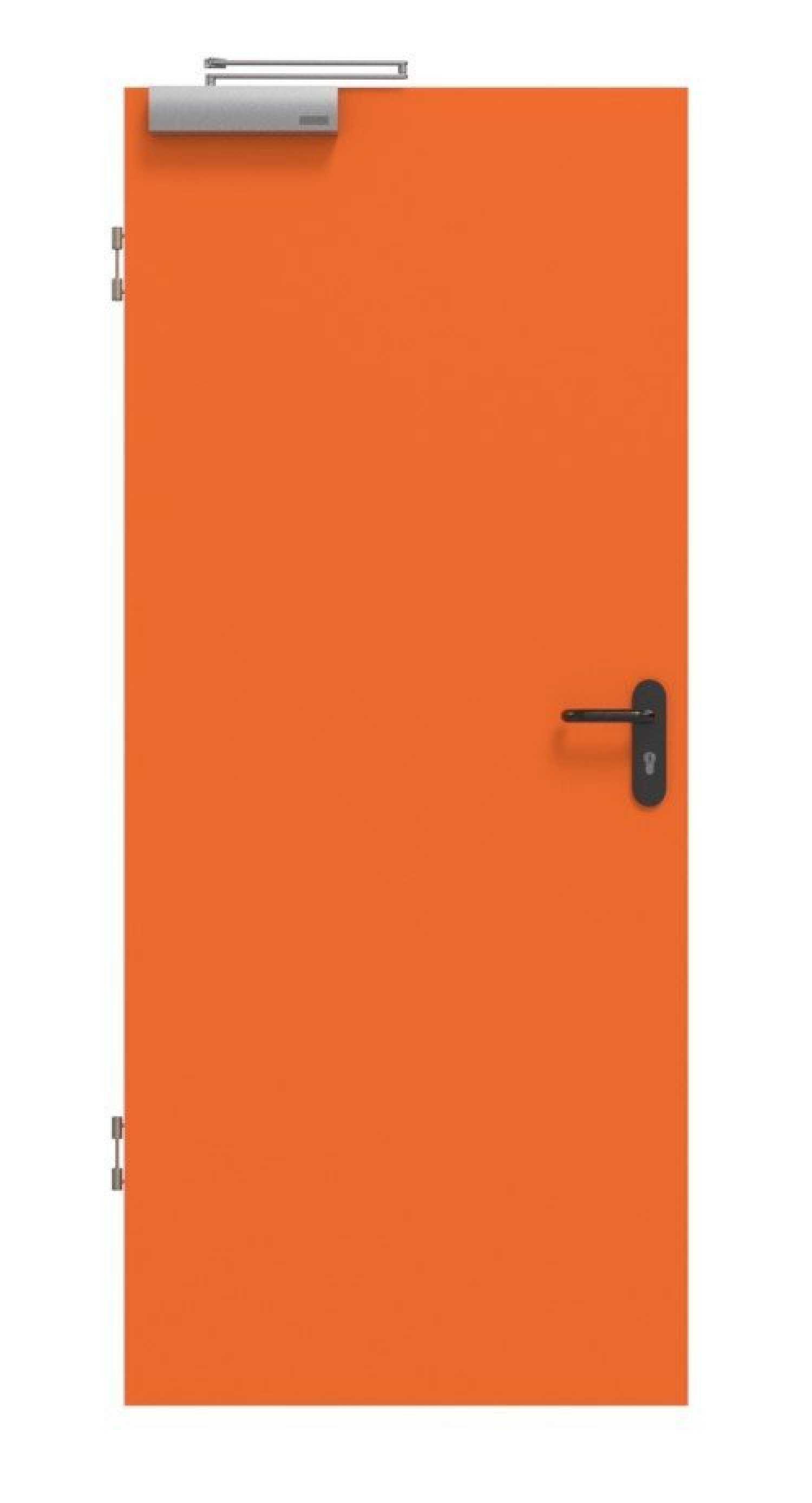 SCHÖRGHUBER Objektbrandschutztür T90 Orange 0335-60 Resopal
