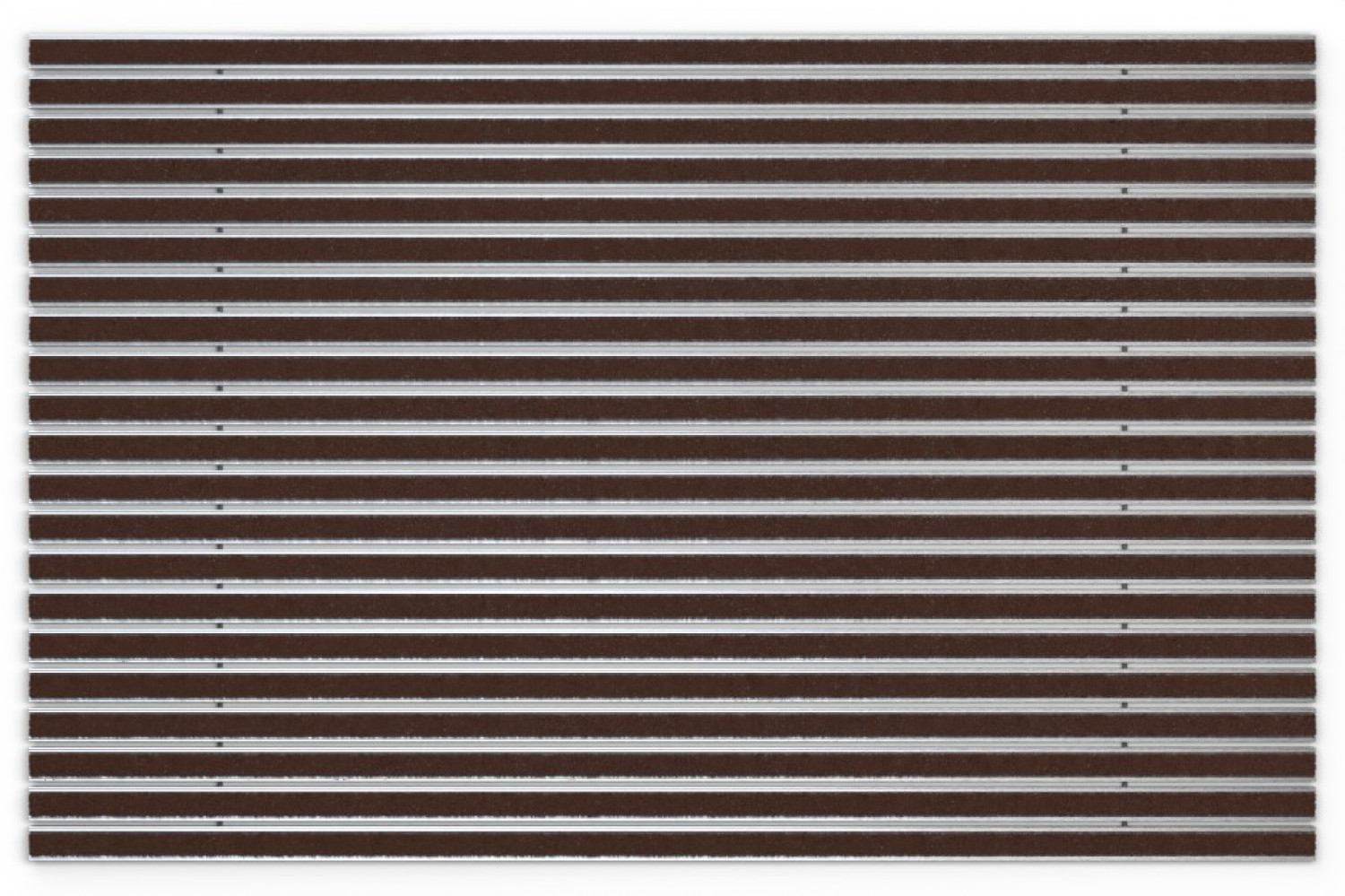 Top-Ansicht von Aluprofilmatte KLASSIK ColourPlus braun - Entrada