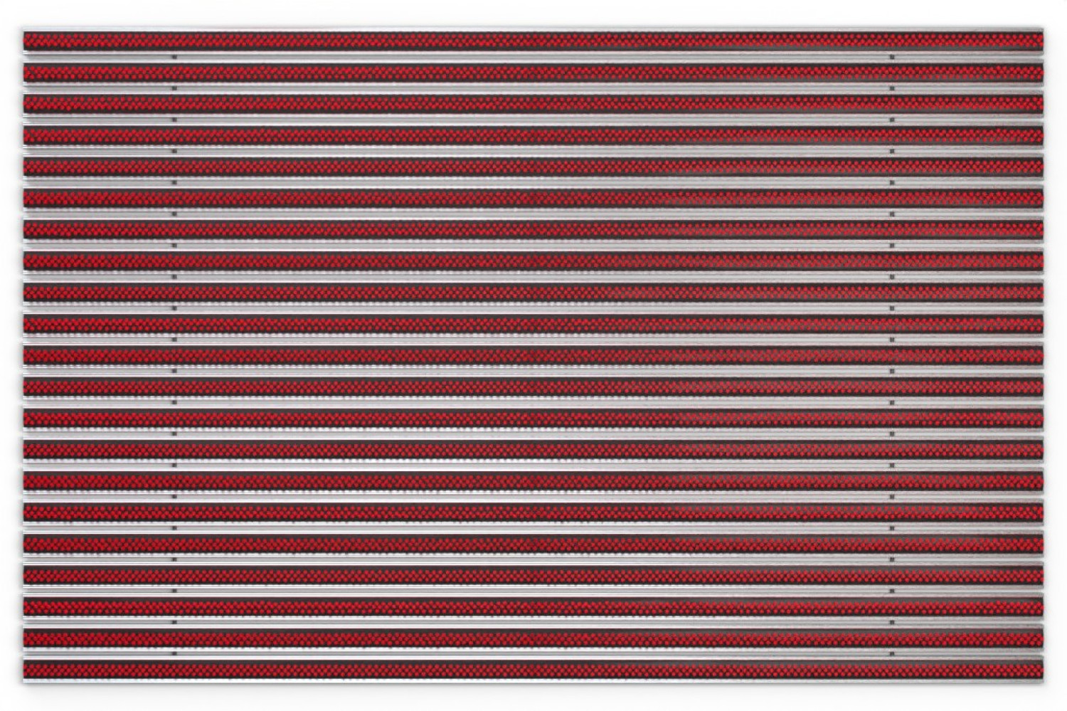 Top-Ansicht von Aluprofilmatte KLASSIK Work B05 rot - Entrada