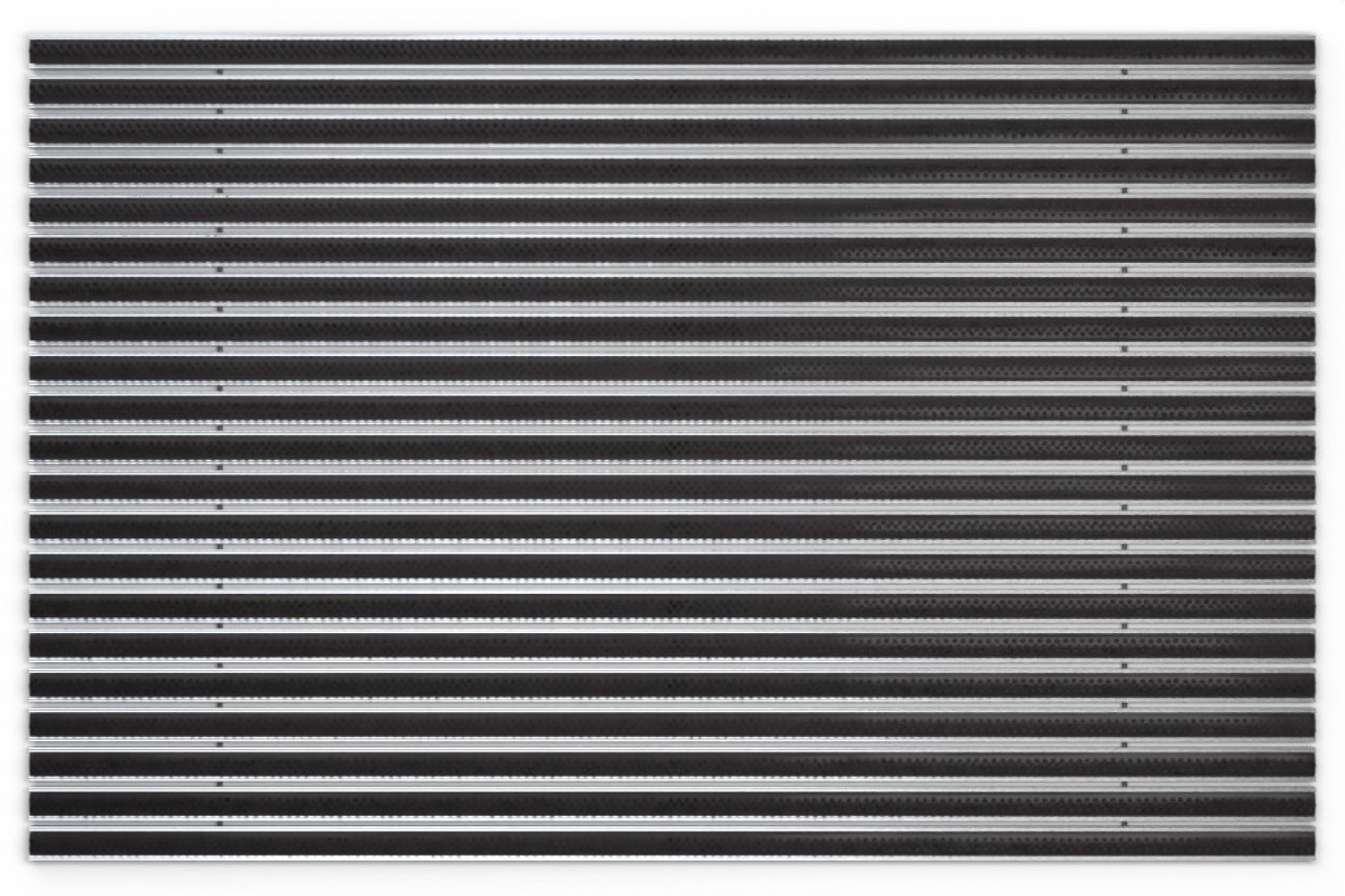Top-Ansicht von Aluprofilmatte KLASSIK Work B01 schwarz - Entrada