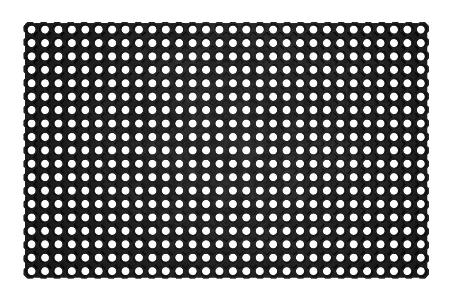 Top-Ansicht von Ringgummimatte Bee 22 schwarz - Entrada
