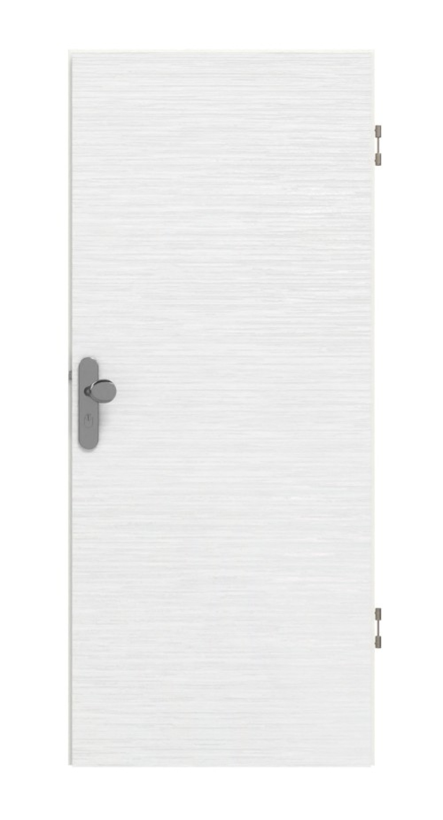 Frontansicht von Schiefer Weiß DesignLine Concepto Wohnungseingangstür - Hörmann