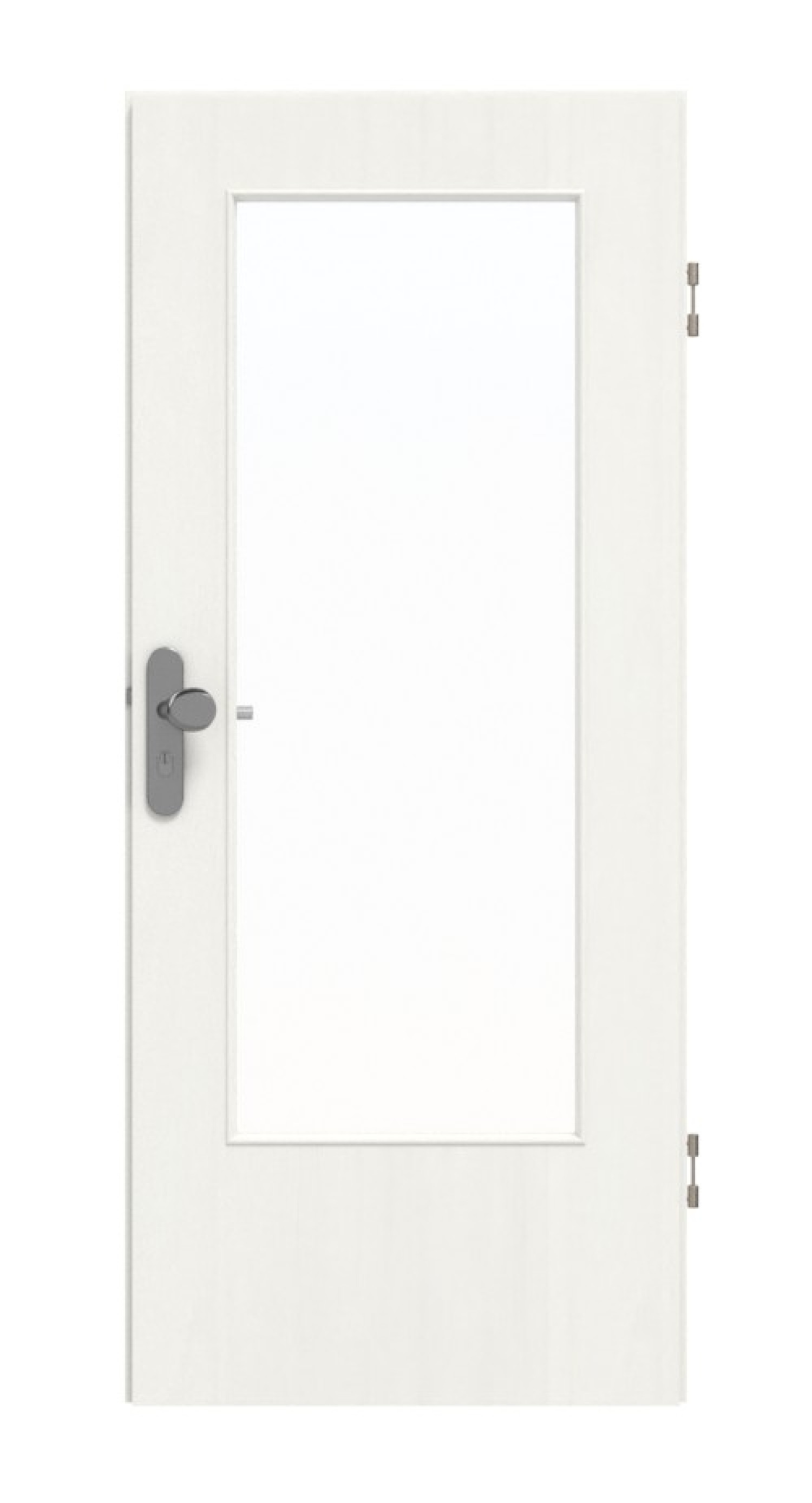 GARANT Wohnungseingangstür Authentic Bianco GCK08 mit Lichtausschnitt LA-DIN