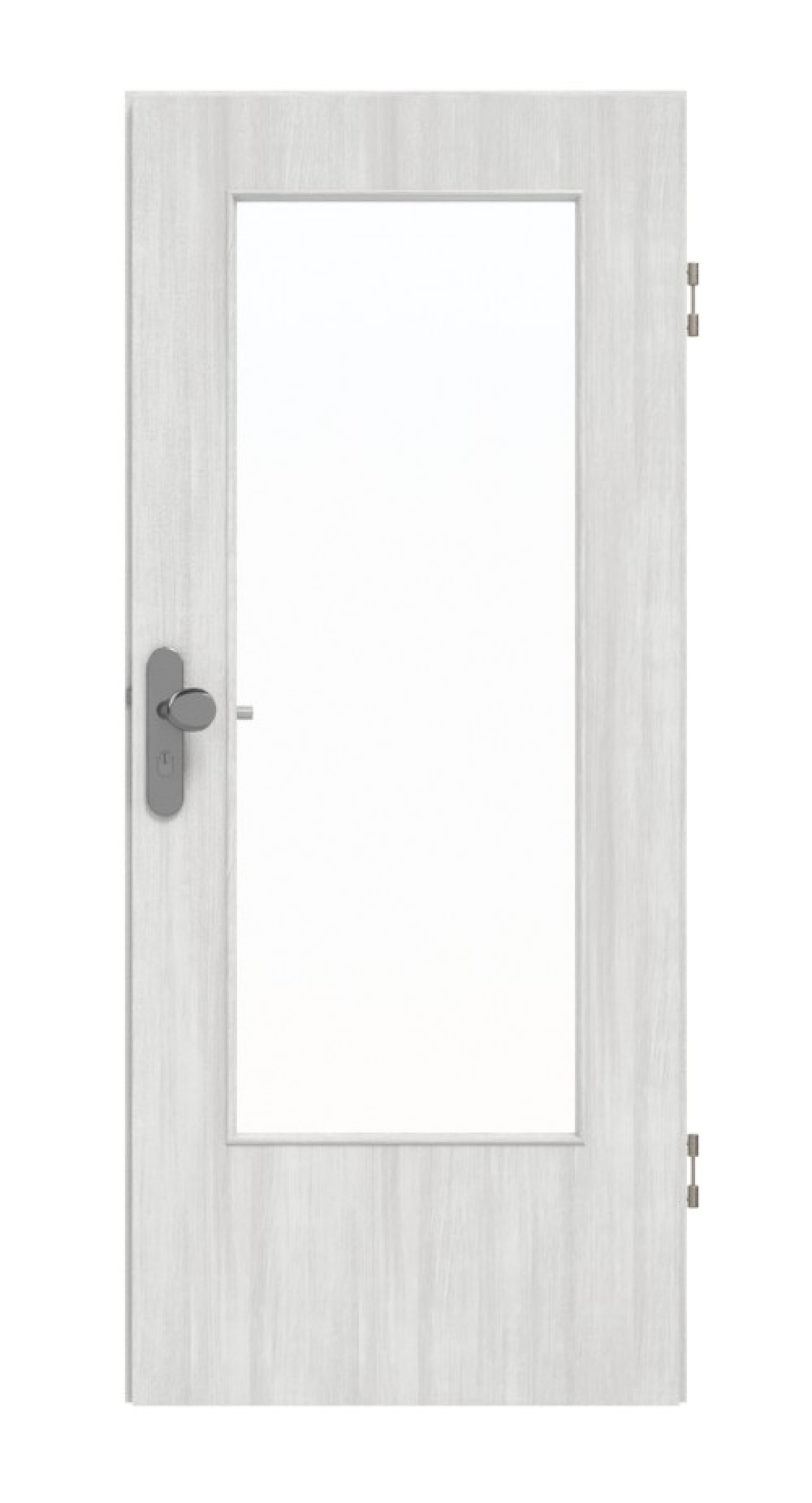 GARANT Wohnungseingangstür Authentic Grigio GCK08 mit Lichtausschnitt LA-DIN