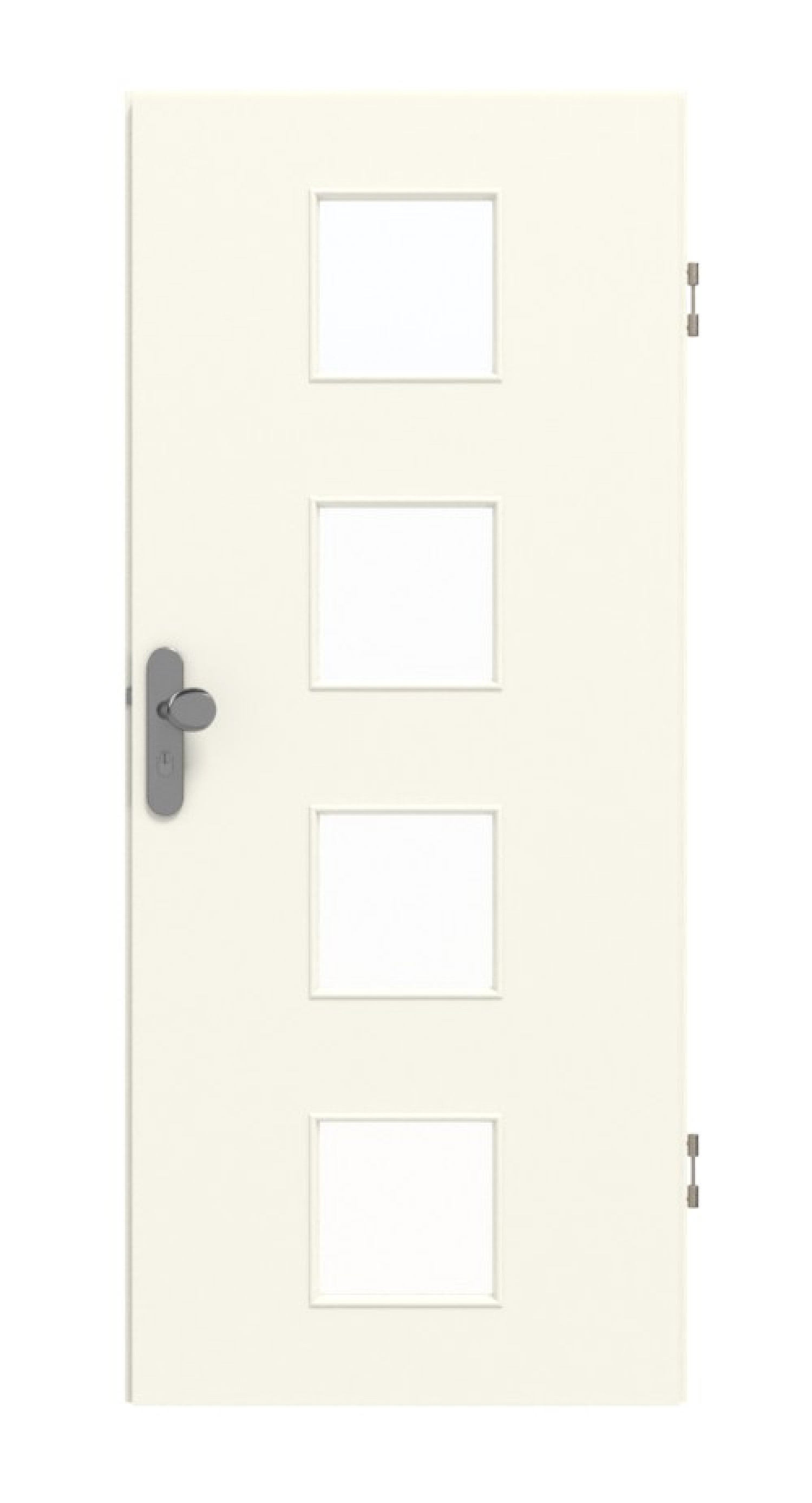 GARANT Wohnungseingangstür 9417-60 Snow White CePaL mit Lichtausschnitt LA-10