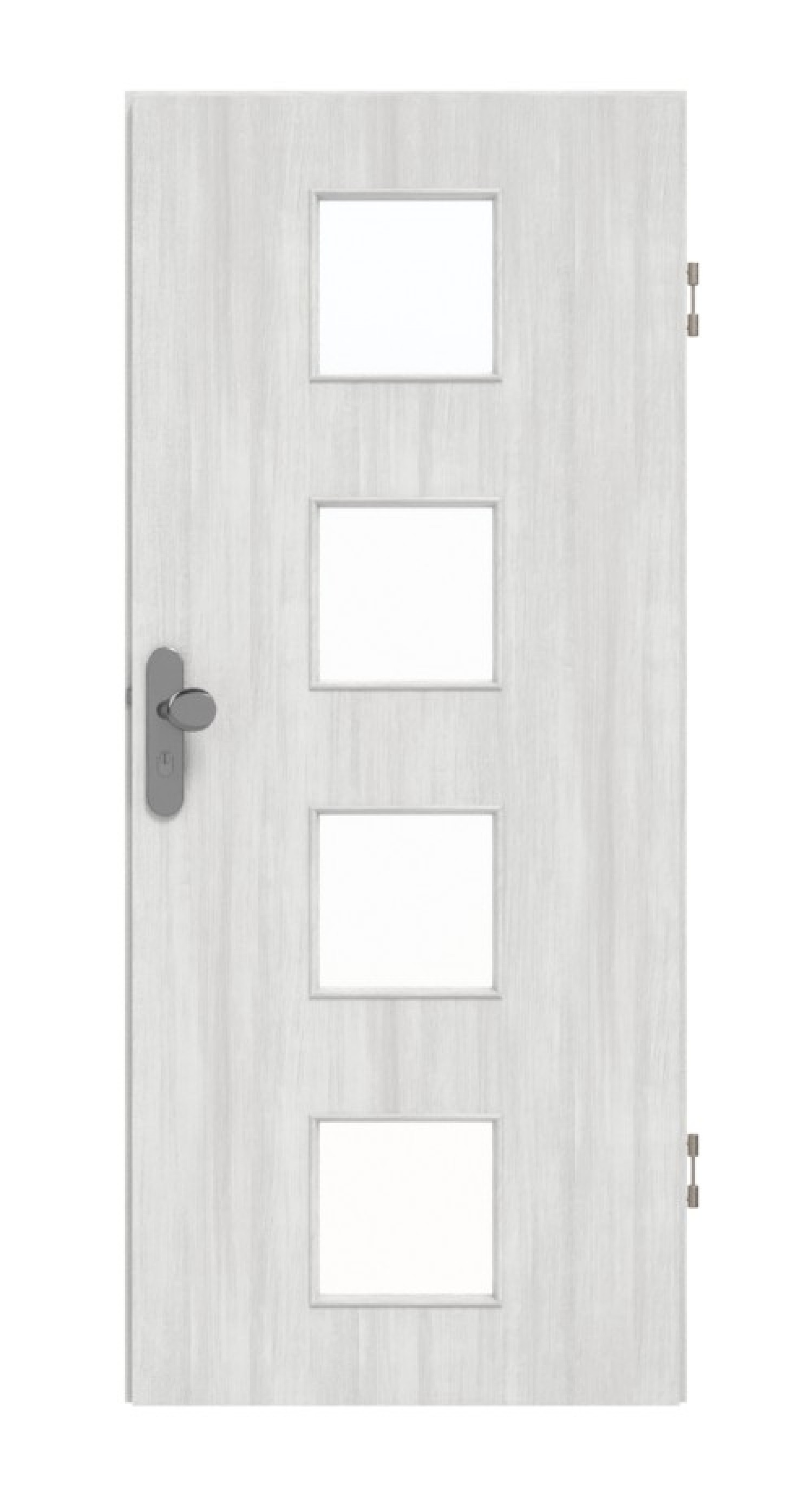 GARANT Wohnungseingangstür Authentic Grigio GCK08 mit Lichtausschnitt LA-10