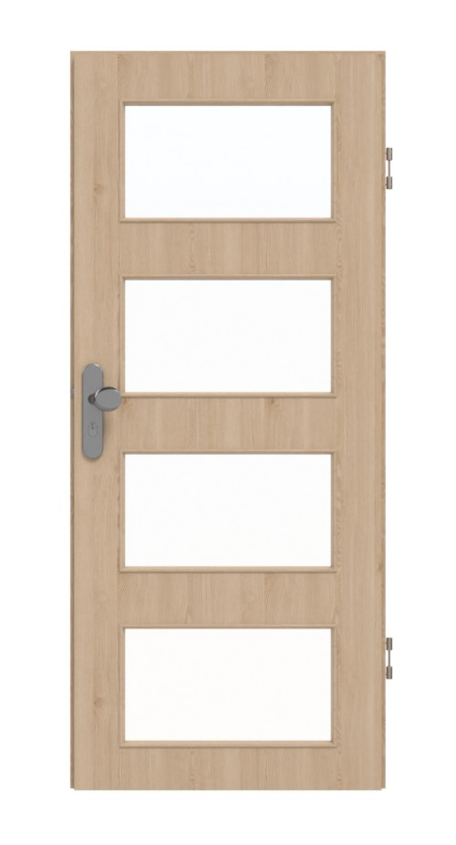GARANT Wohnungseingangstür Authentic Achat GCK08 mit Lichtausschnitt LA-11
