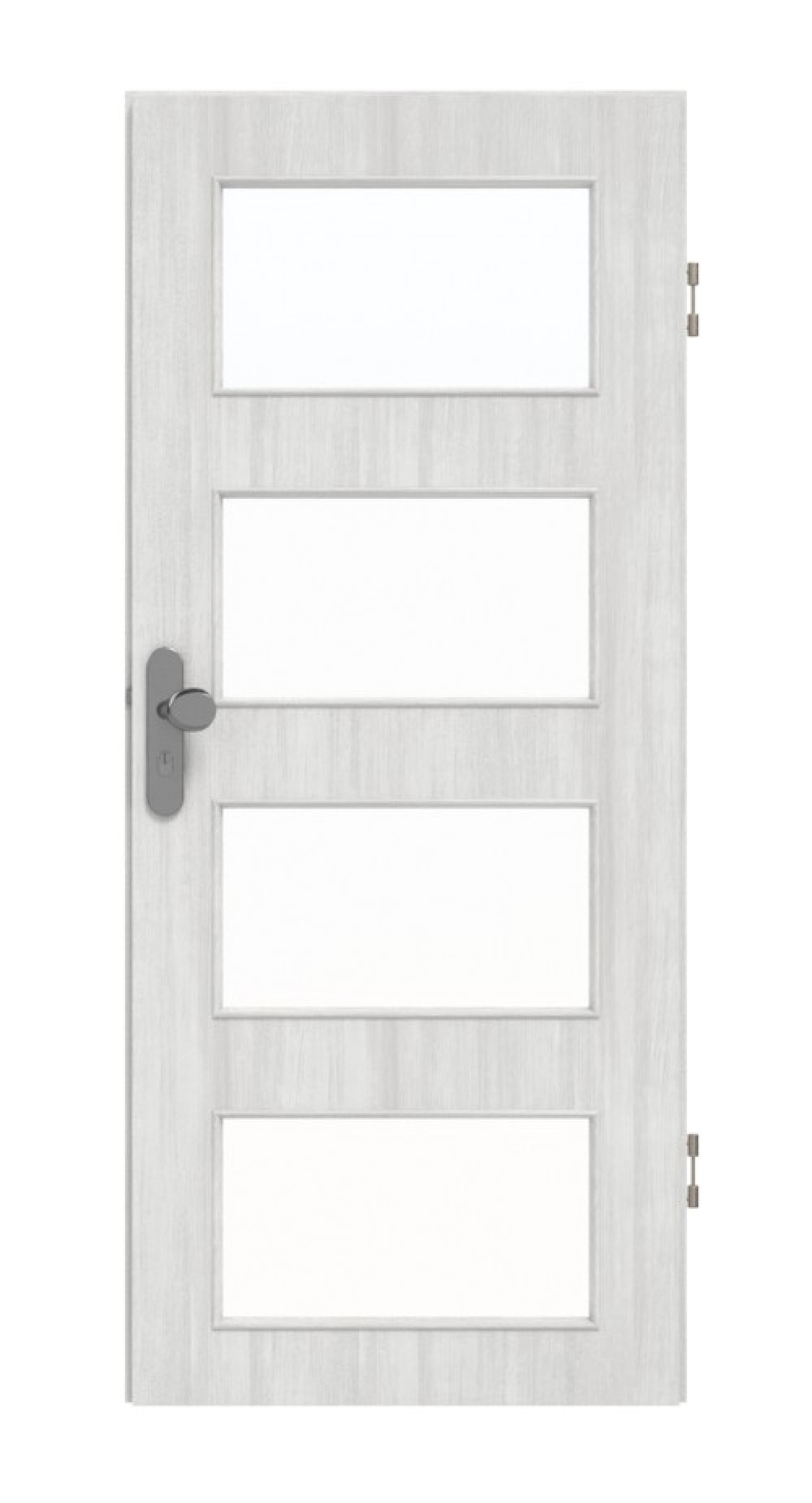 GARANT Wohnungseingangstür Authentic Grigio GCK08 mit Lichtausschnitt LA-11