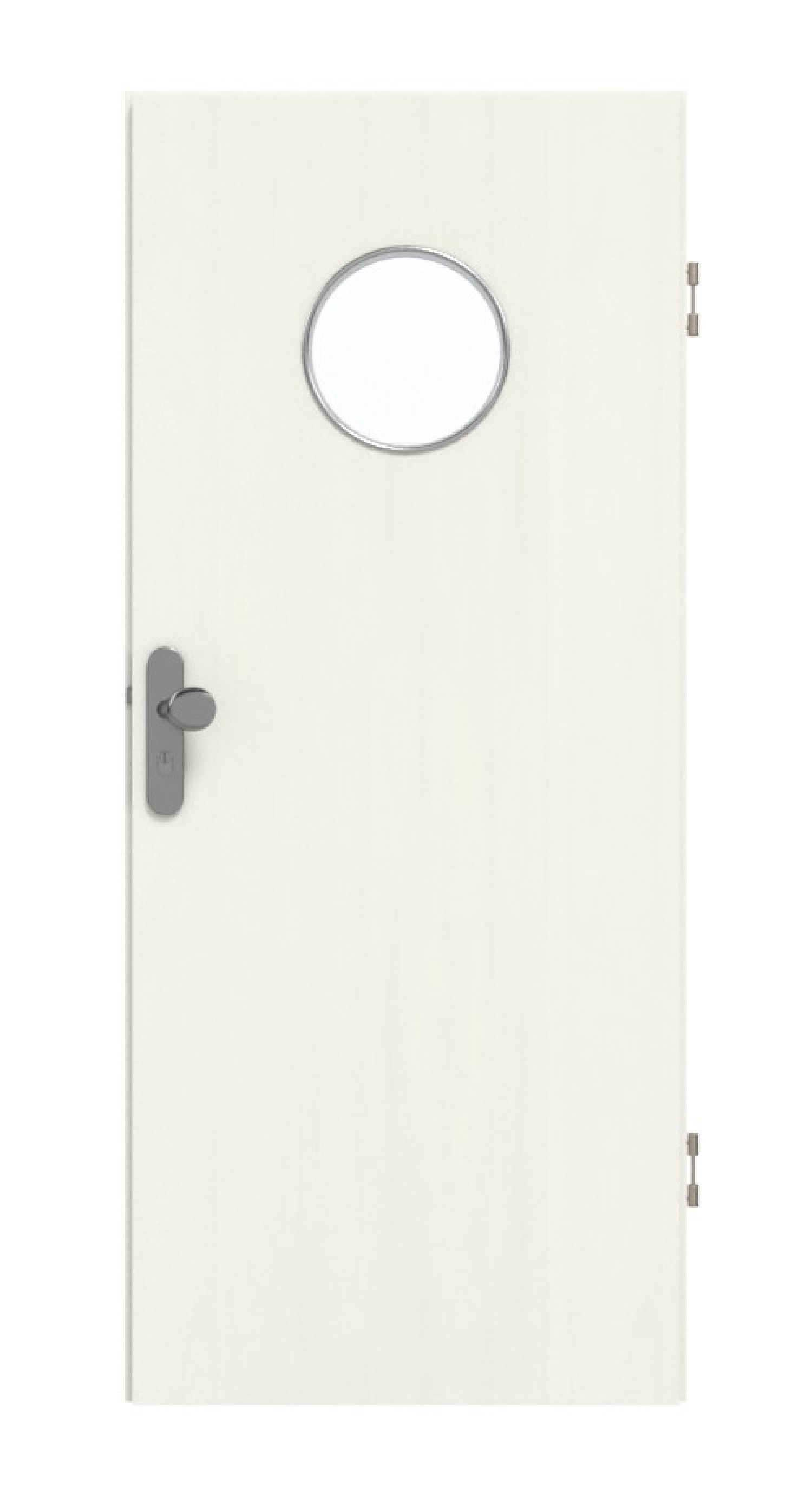 GARANT Wohnungseingangstür Authentic Bianco GCK08 mit Lichtausschnitt LA-12