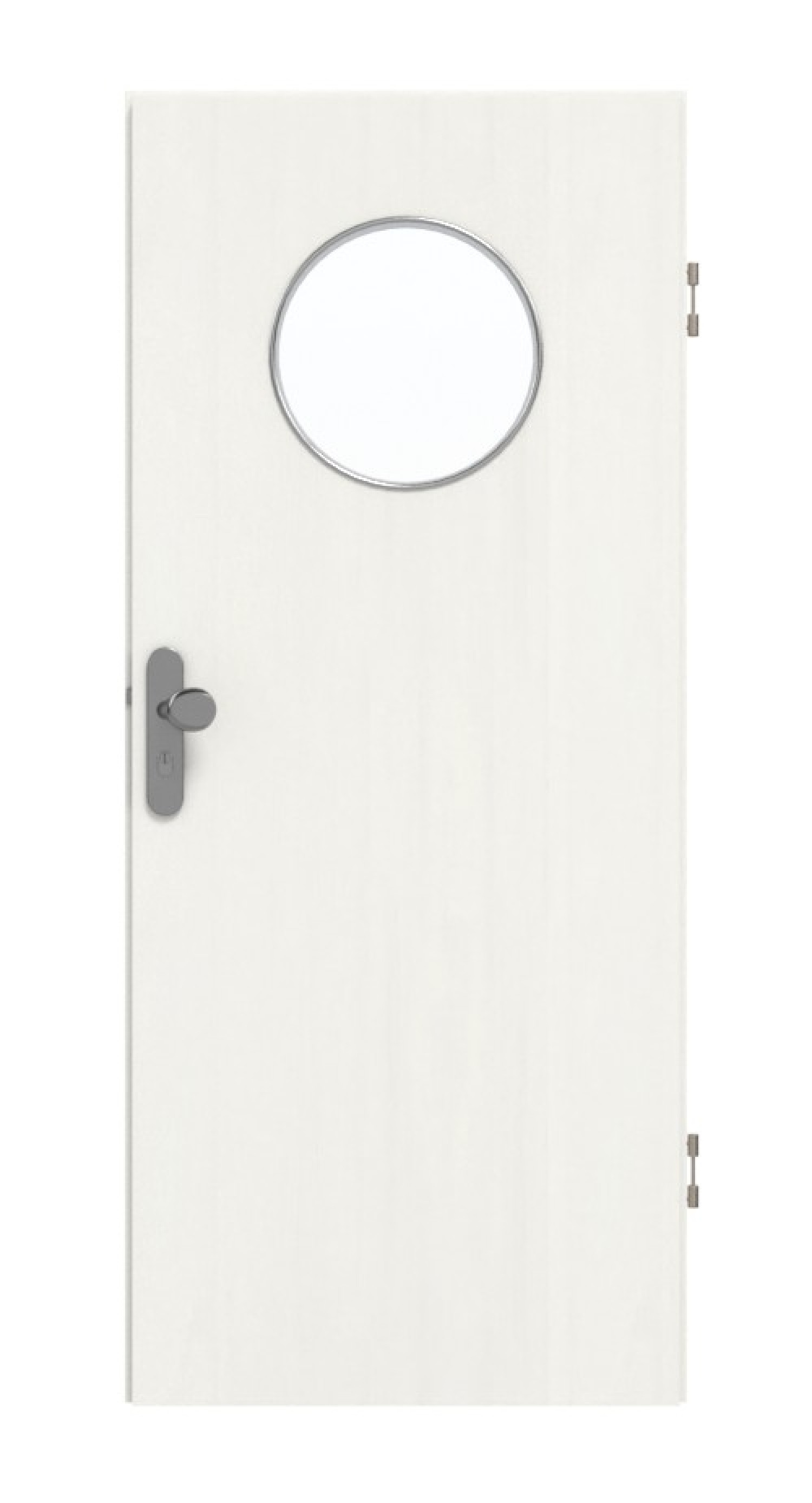 GARANT Wohnungseingangstür Authentic Bianco GCK08 mit Lichtausschnitt LA-13