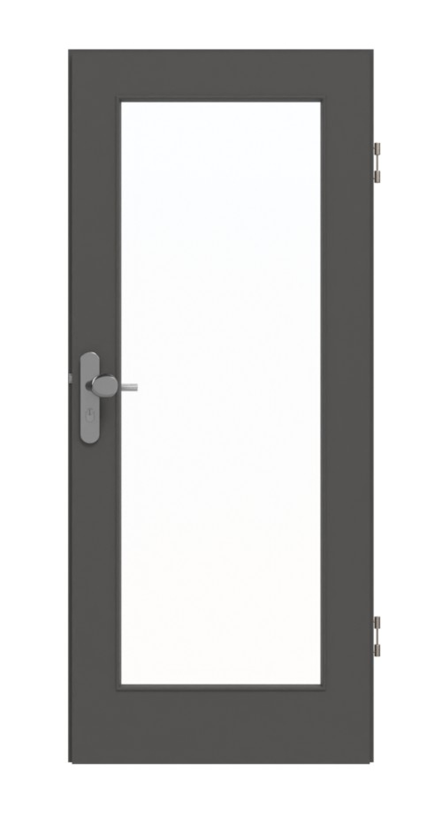 GARANT Wohnungseingangstür 10622-60 Ebony CePaL mit Lichtausschnitt LA-2