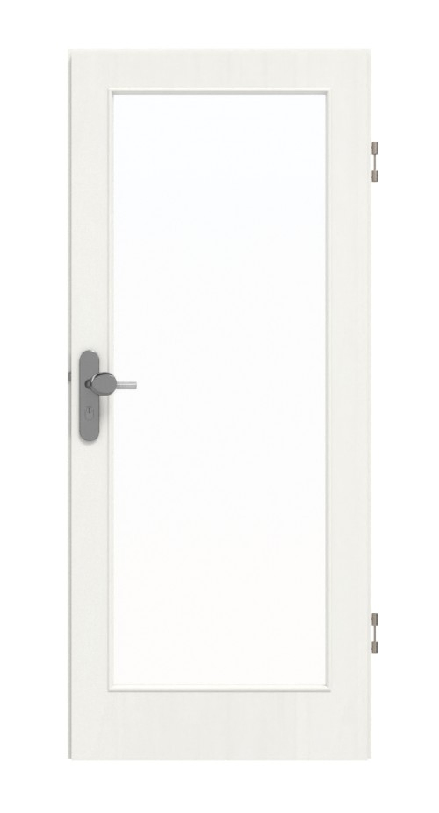 GARANT Wohnungseingangstür Authentic Bianco CePaL mit Lichtausschnitt LA-3