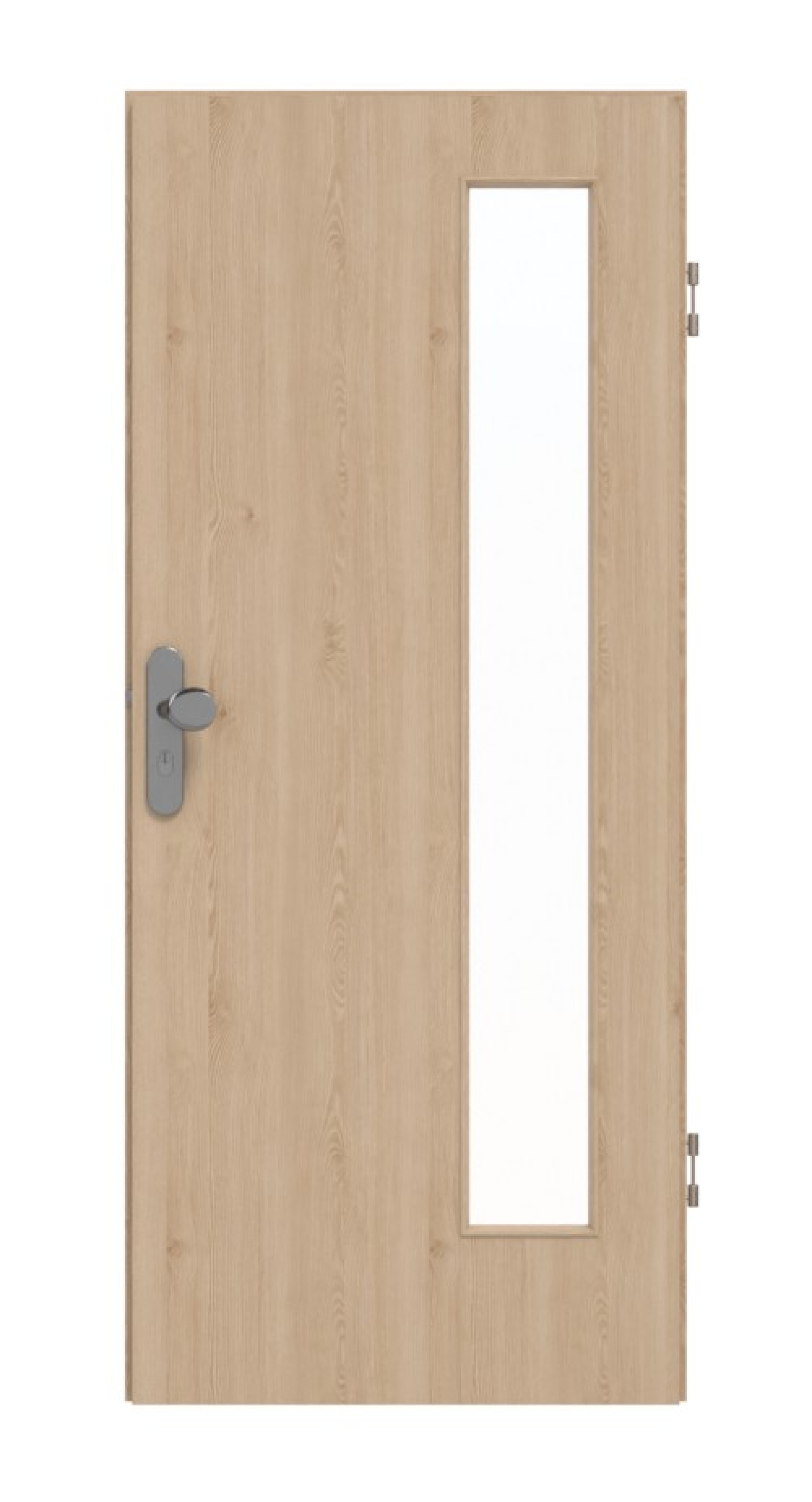 GARANT Wohnungseingangstür Authentic Achat CePaL mit Lichtausschnitt LA-4 bandseitig