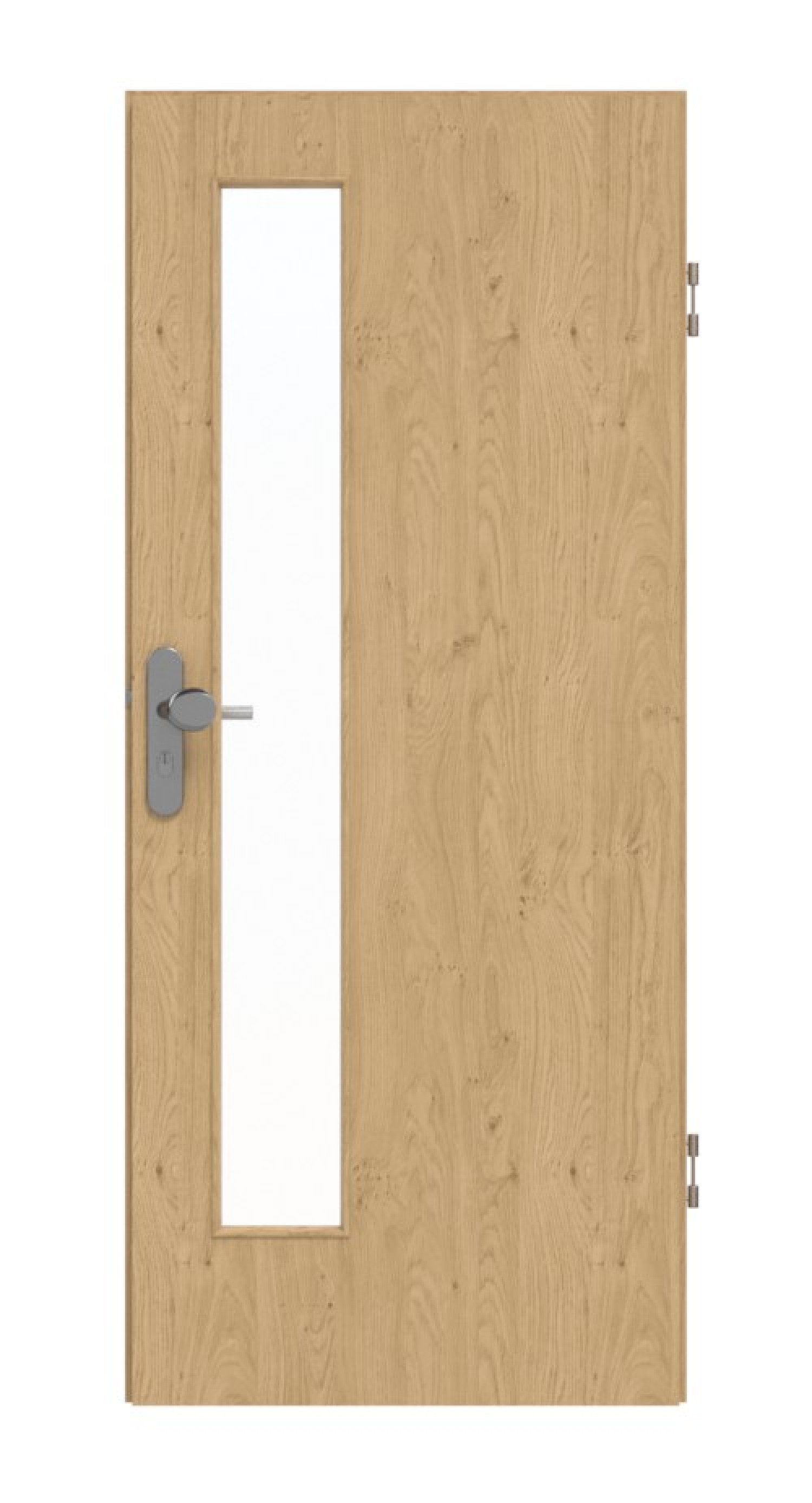 GARANT Wohnungseingangstür Authentic Asteiche GCK08 mit Lichtausschnitt LA-4 schlossseitig