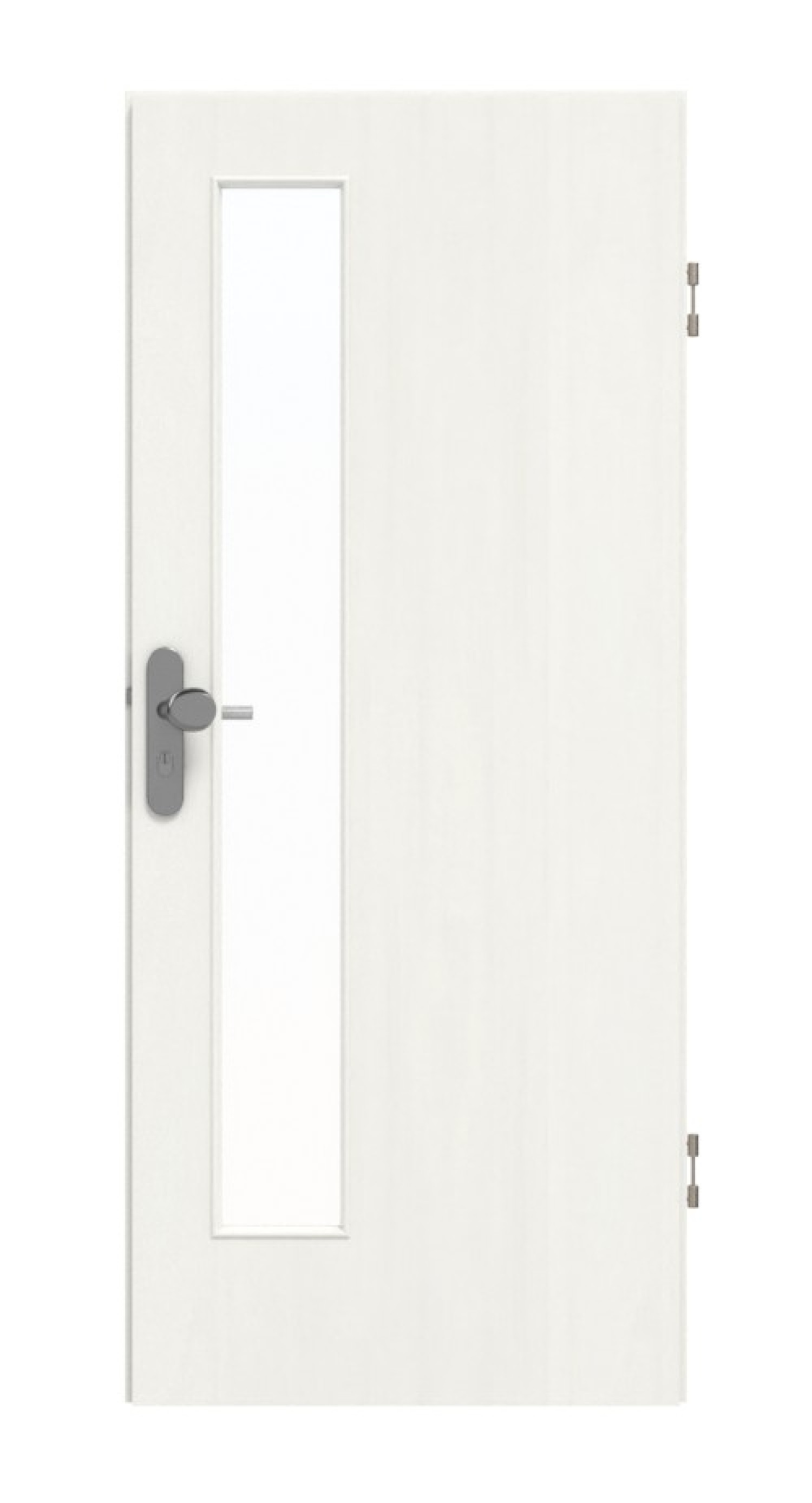 GARANT Wohnungseingangstür Authentic Bianco GCK08 mit Lichtausschnitt LA-4 schlossseitig