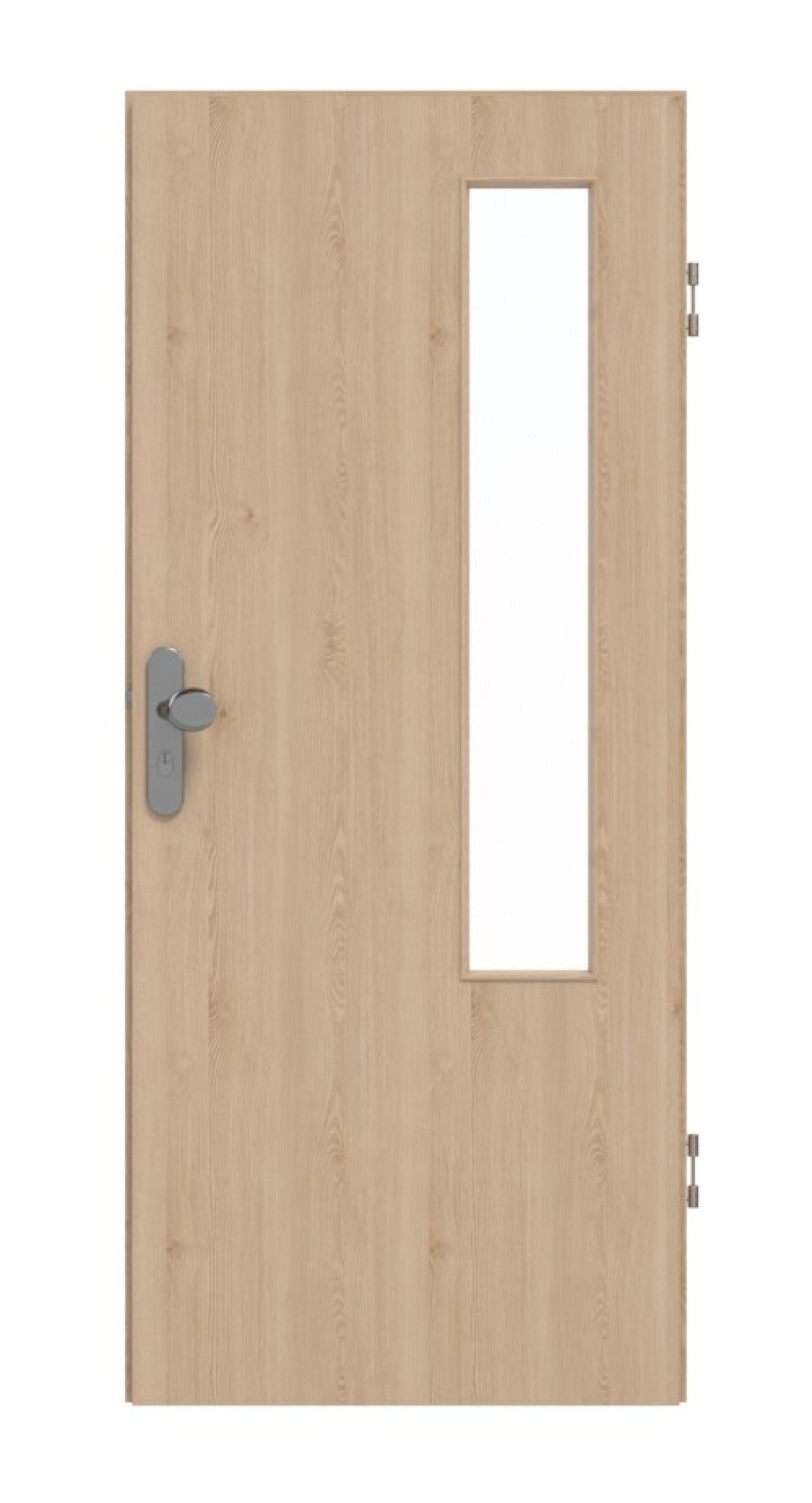 GARANT Wohnungseingangstür Authentic Achat CePaL mit Lichtausschnitt LA-5 bandseitig