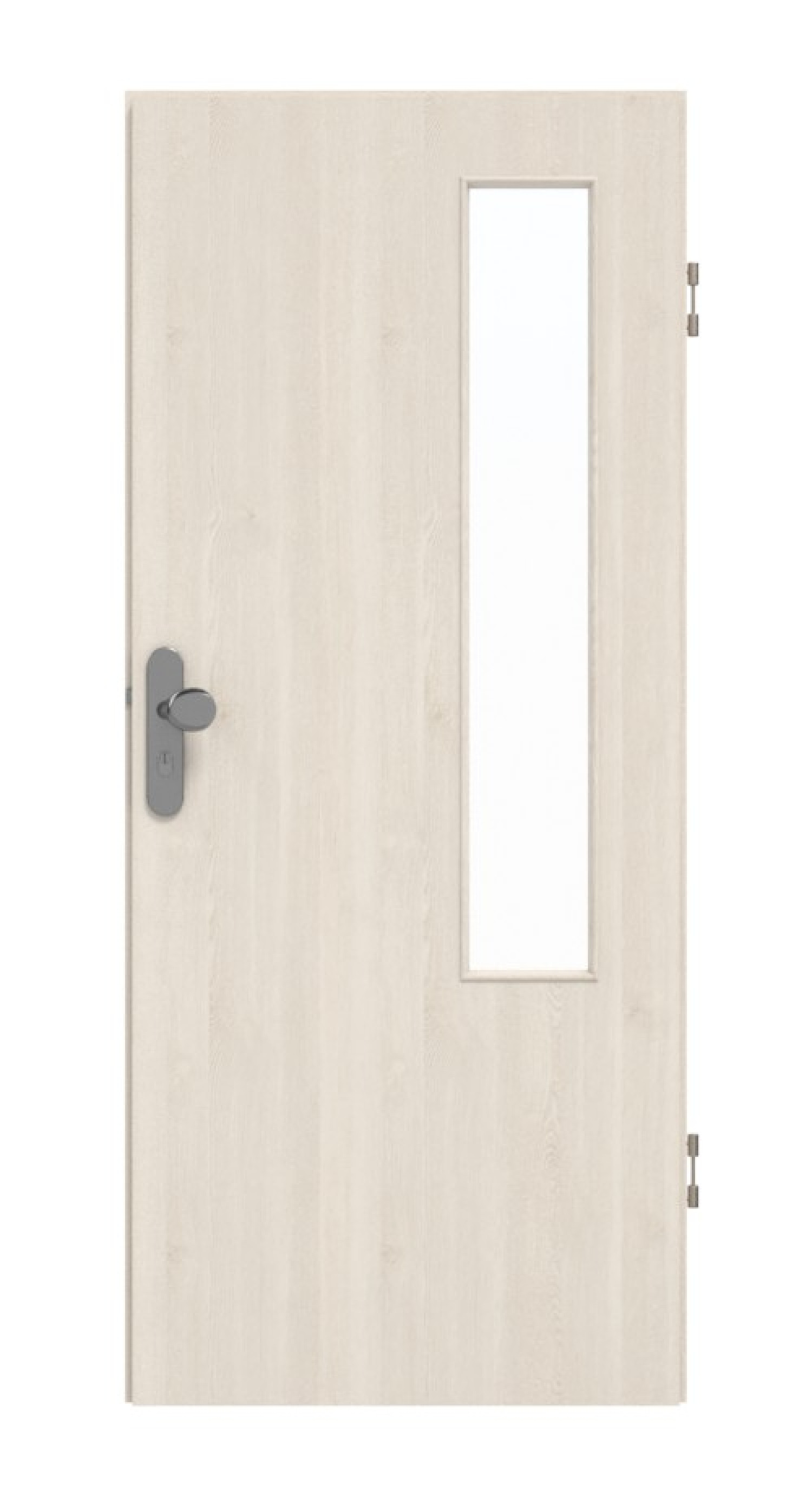 GARANT Wohnungseingangstür Authentic Perl CePaL mit Lichtausschnitt LA-5 bandseitig
