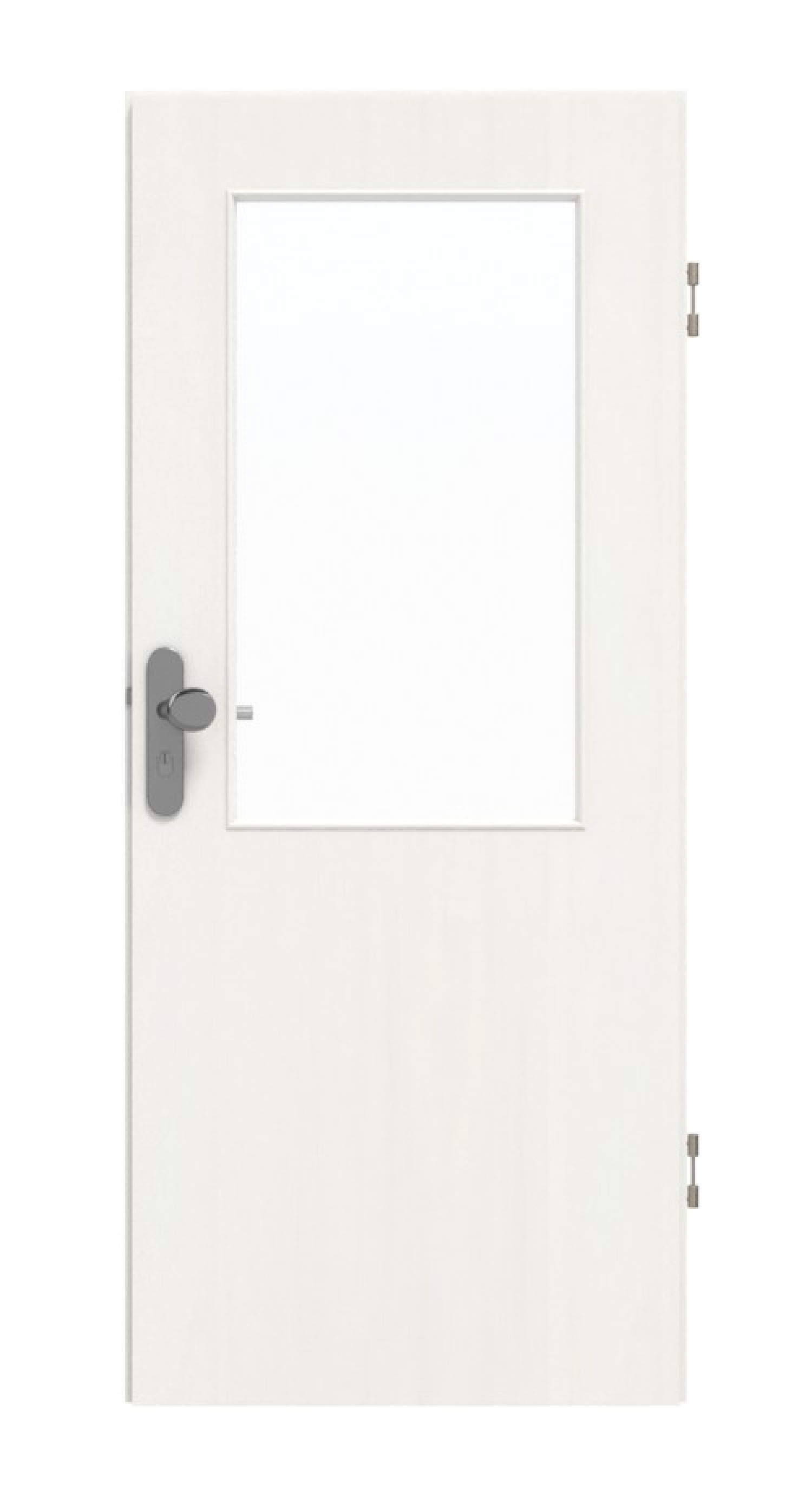 GARANT Wohnungseingangstür Authentic Bianco GCK08 mit Lichtausschnitt LA-6