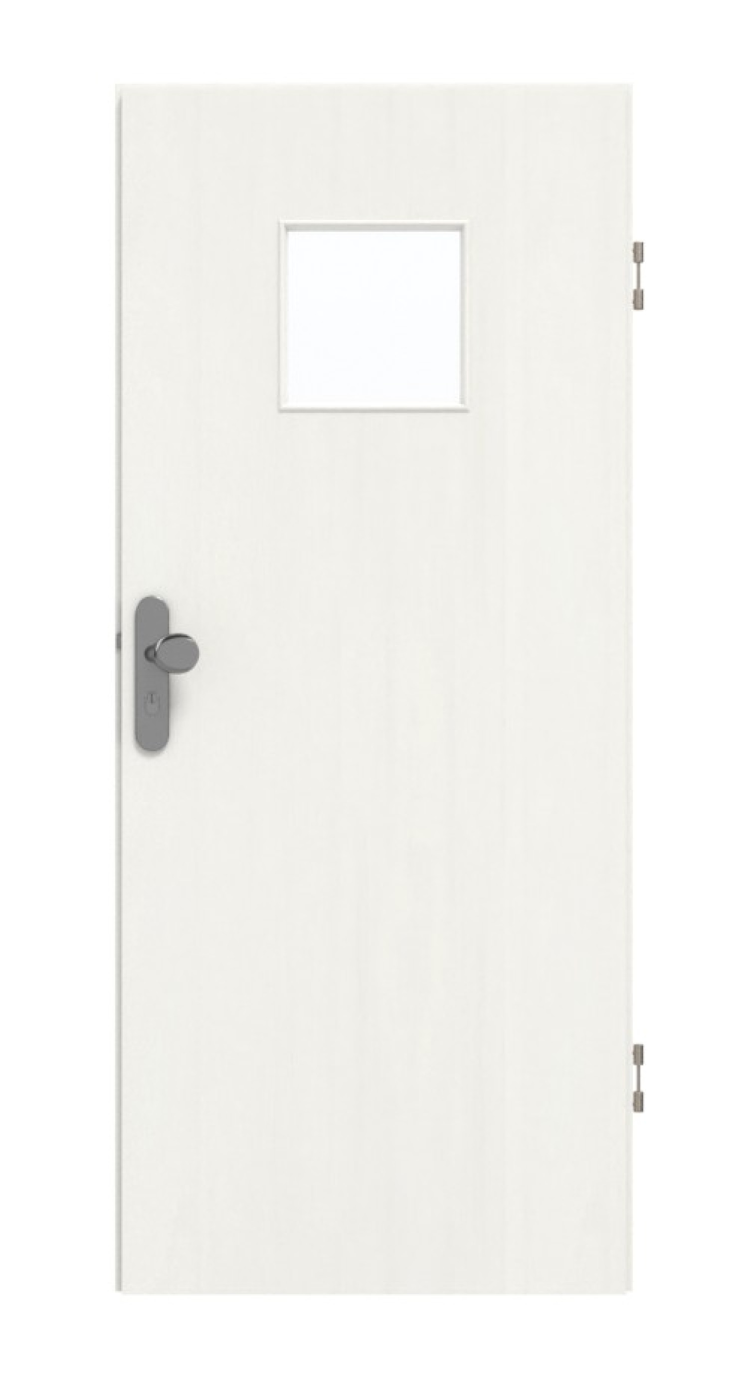 GARANT Wohnungseingangstür Authentic Bianco GCK08 mit Lichtausschnitt LA-7