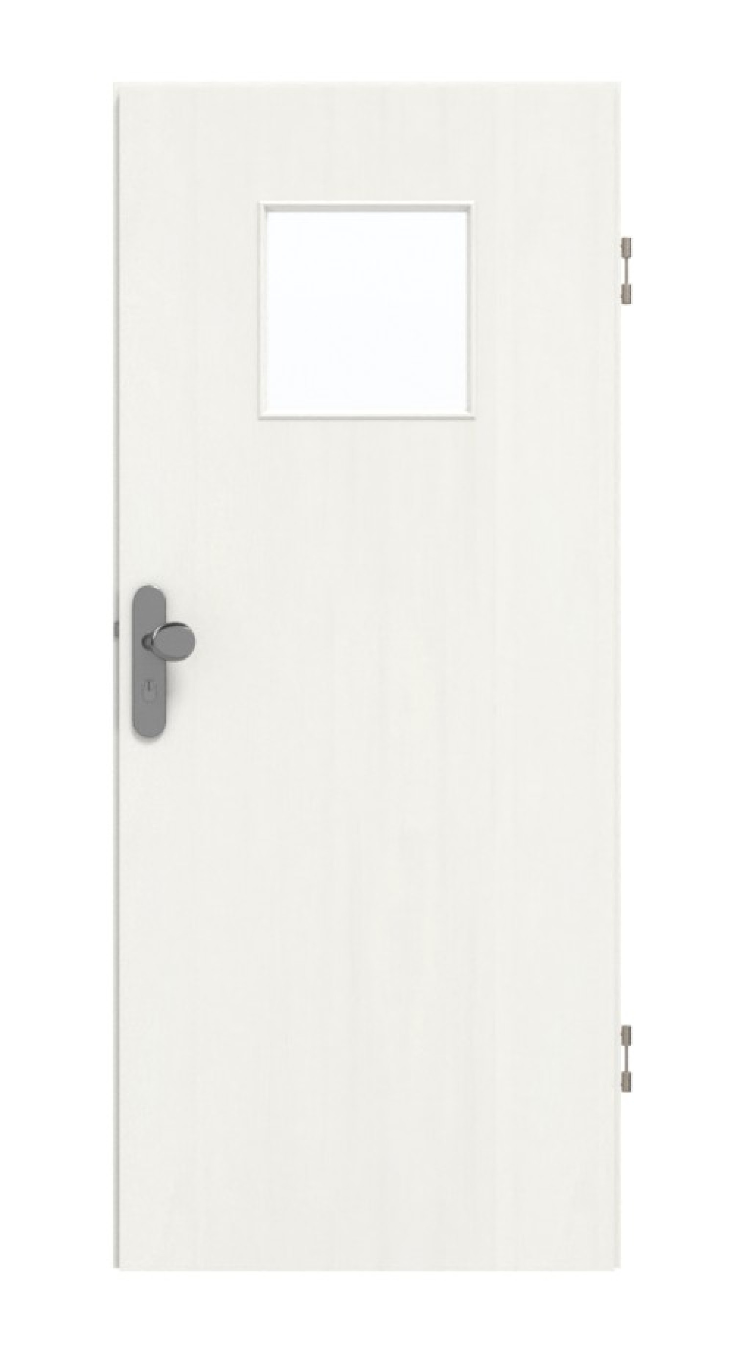 GARANT Wohnungseingangstür Authentic Bianco GCK08 mit Lichtausschnitt LA-8