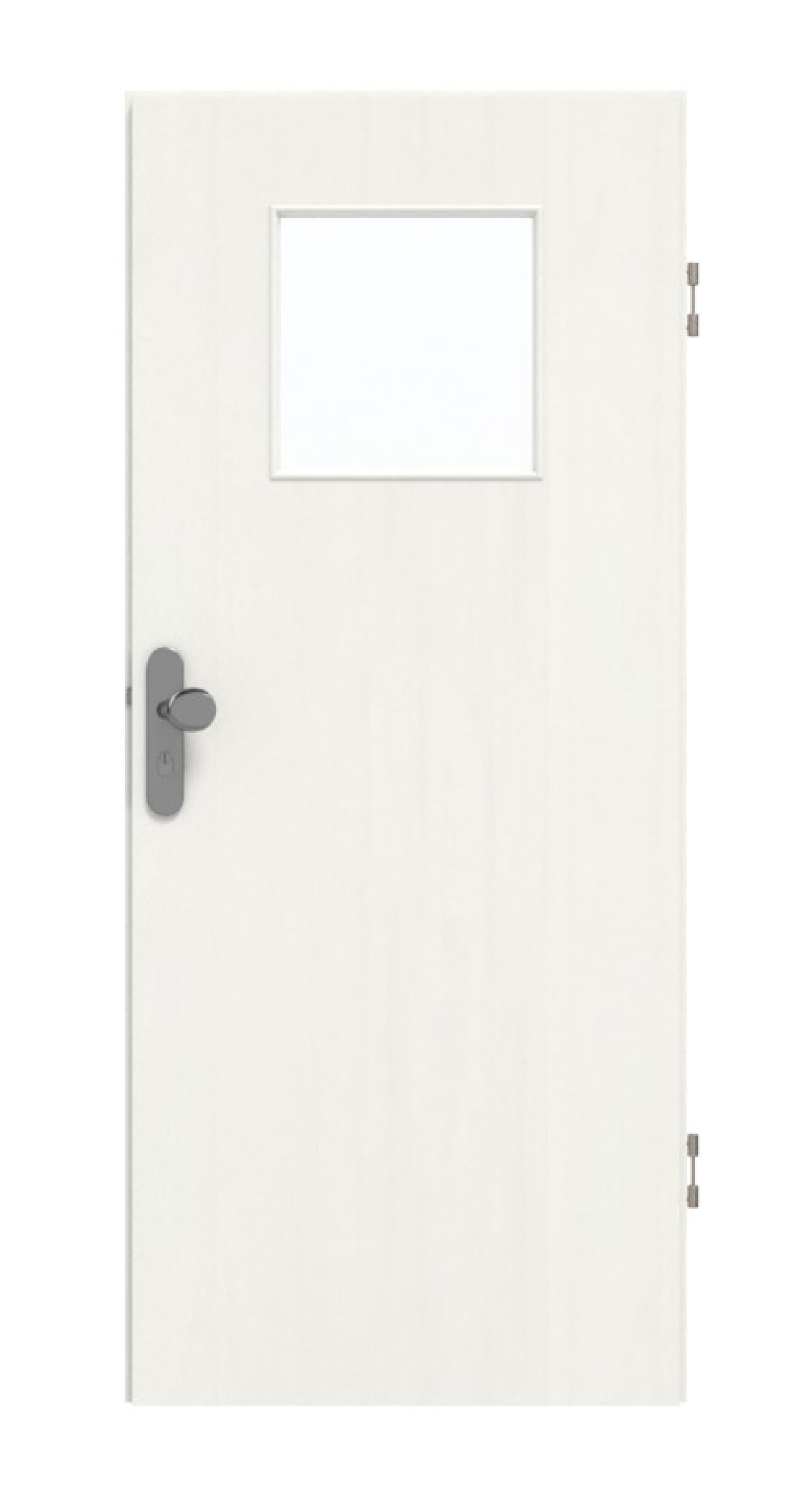 GARANT Wohnungseingangstür Authentic Bianco GCK08 mit Lichtausschnitt LA-9