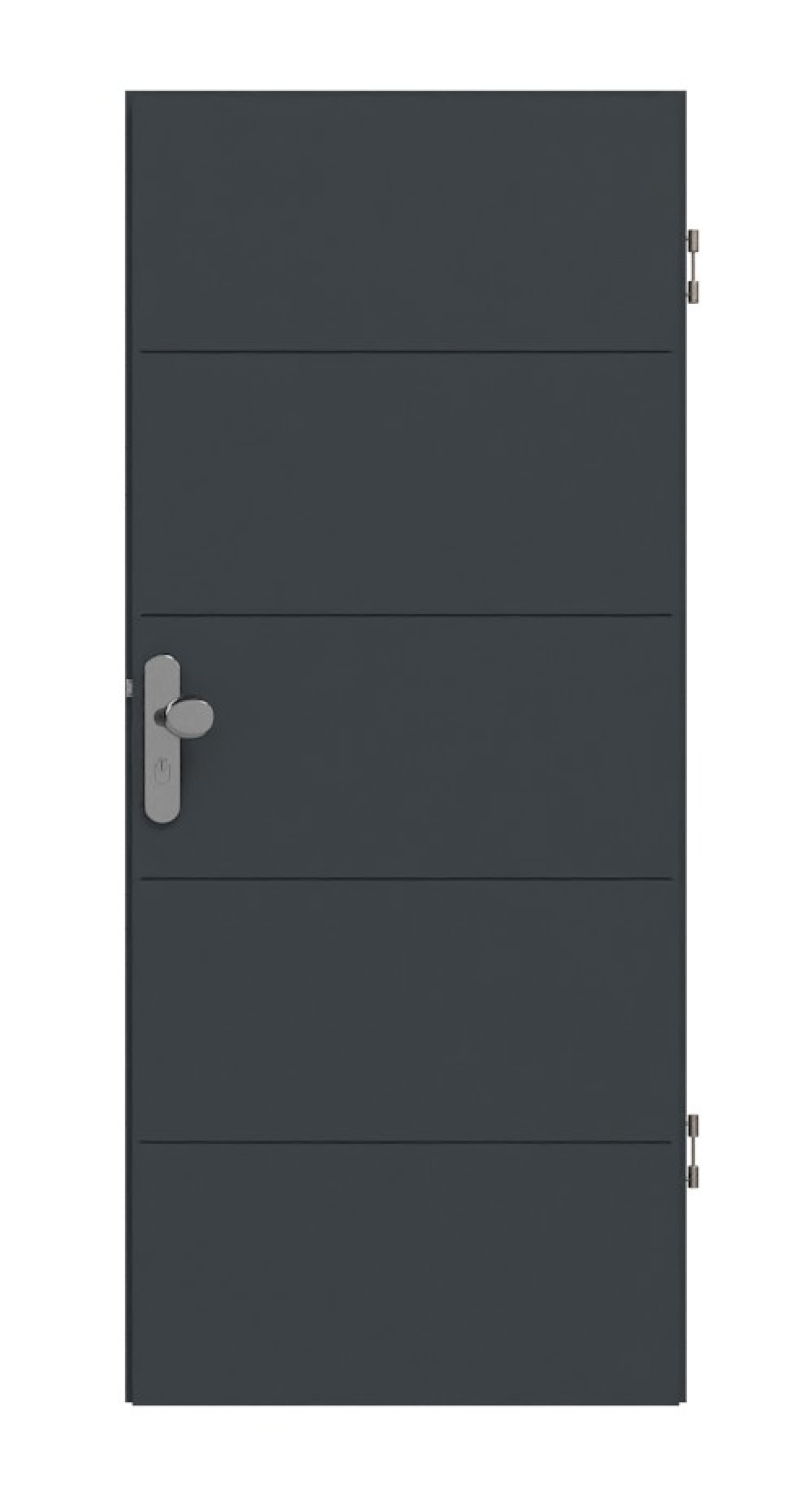 HÖRMANN Wohnungseingangstür Groove 27 Anthrazit RAL 7016 Lack DesignLine