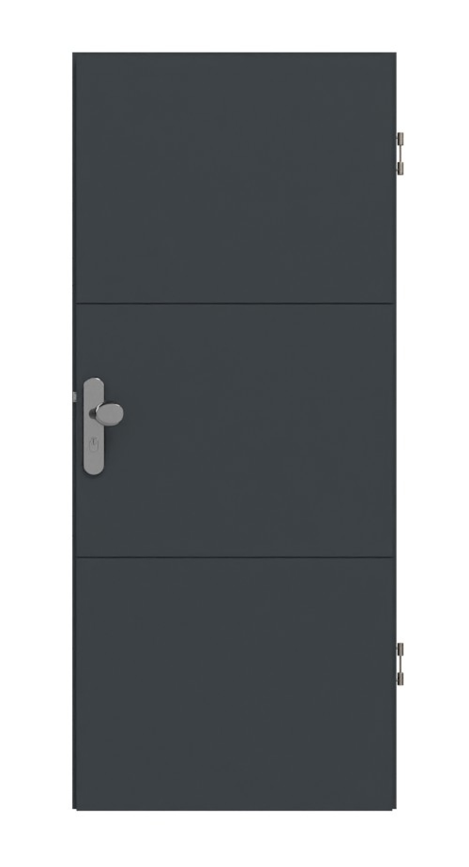 HÖRMANN Wohnungseingangstür Groove 31 Anthrazit RAL 7016 Lack DesignLine