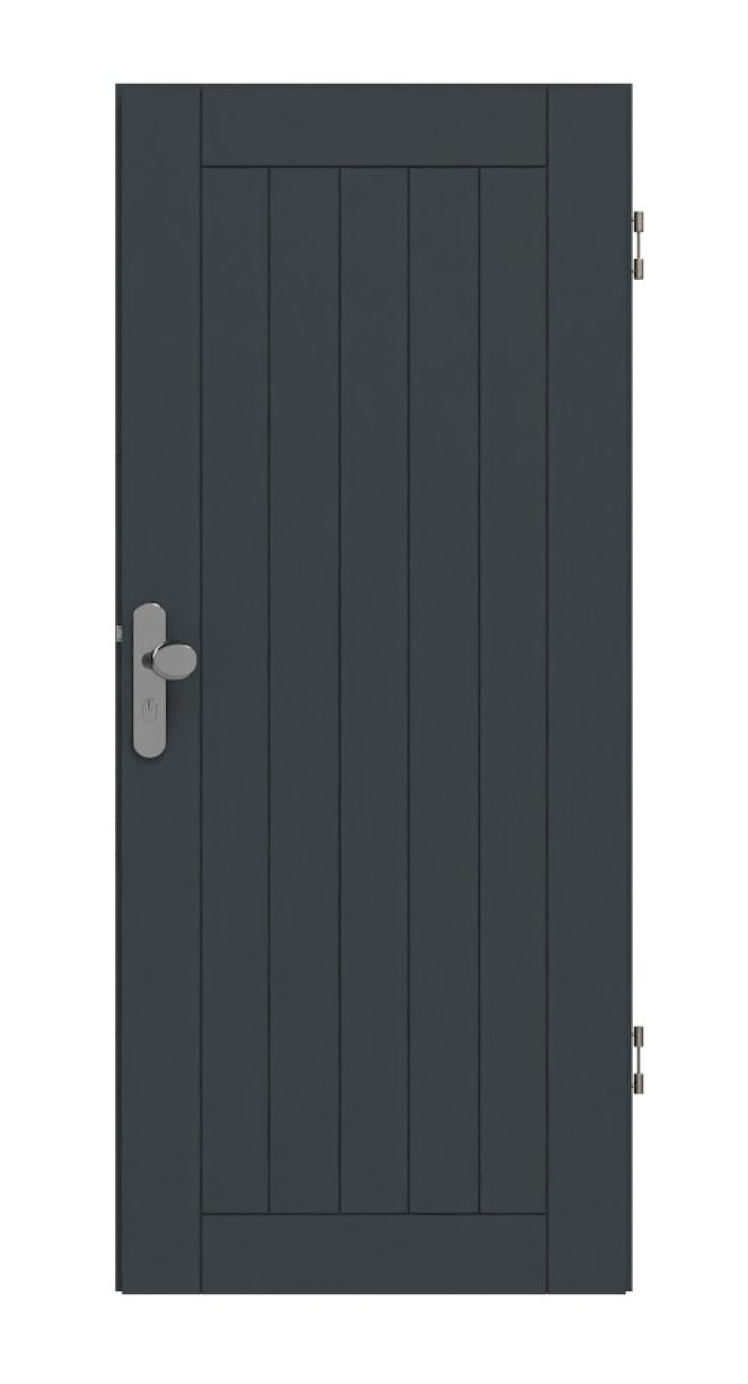 HÖRMANN Wohnungseingangstür Groove 54 Anthrazit RAL 7016 Lack DesignLine