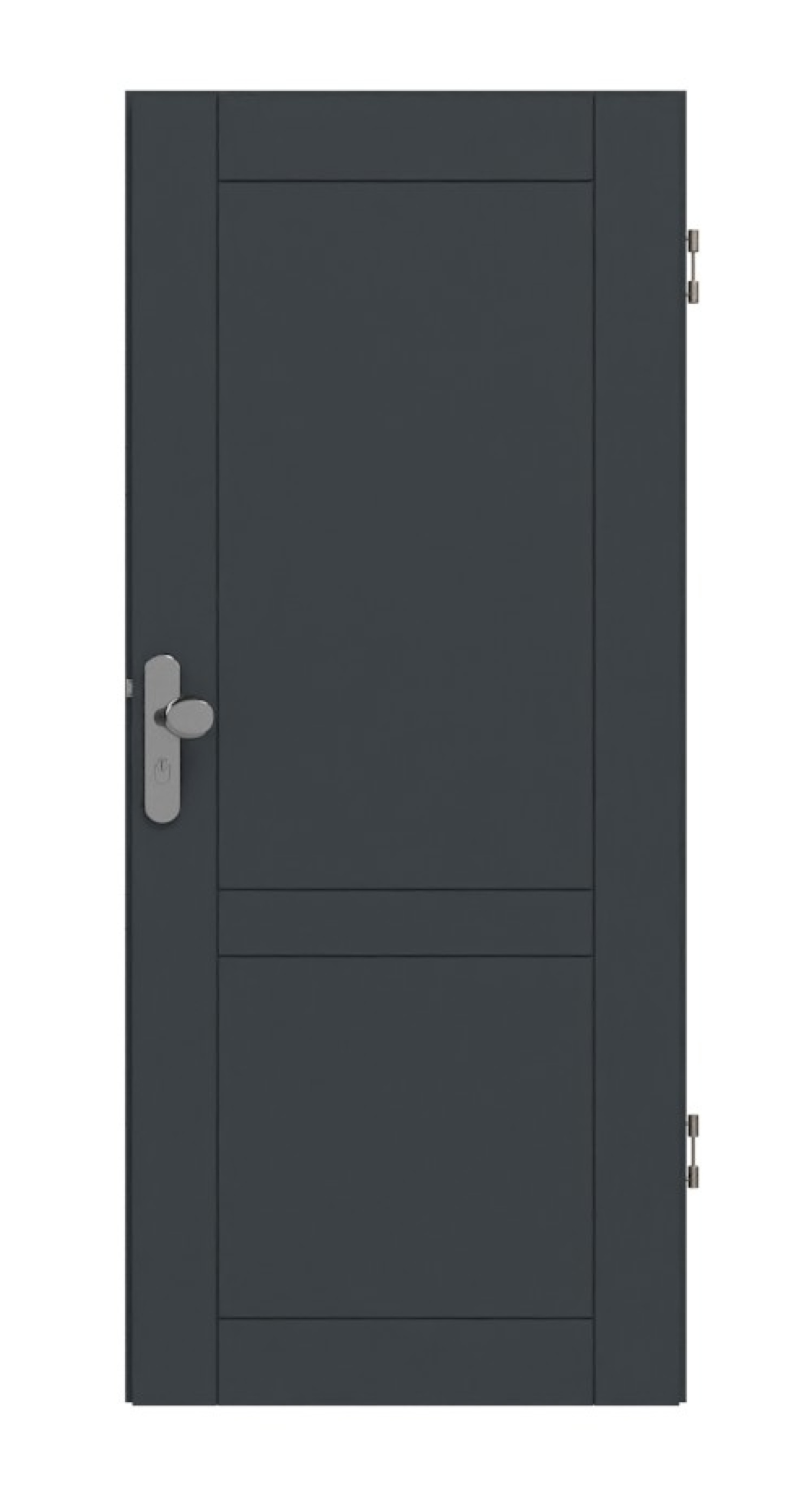 HÖRMANN Wohnungseingangstür Groove 92 Anthrazit RAL 7016 Lack DesignLine