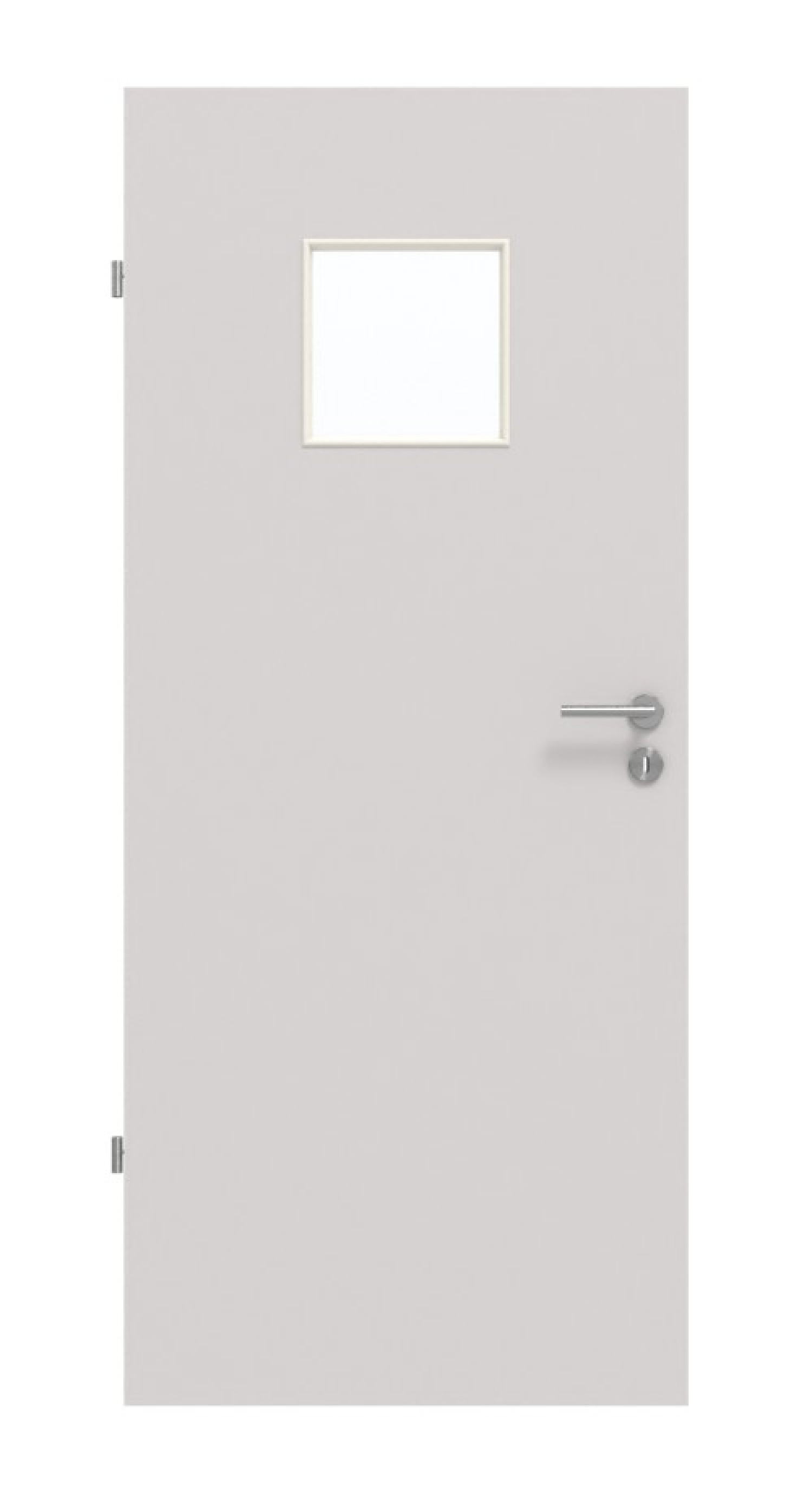 GARANT Feuchtraumtür U12188SD Lichtgrau GHK08 mit Lichtausschnitt LA-7