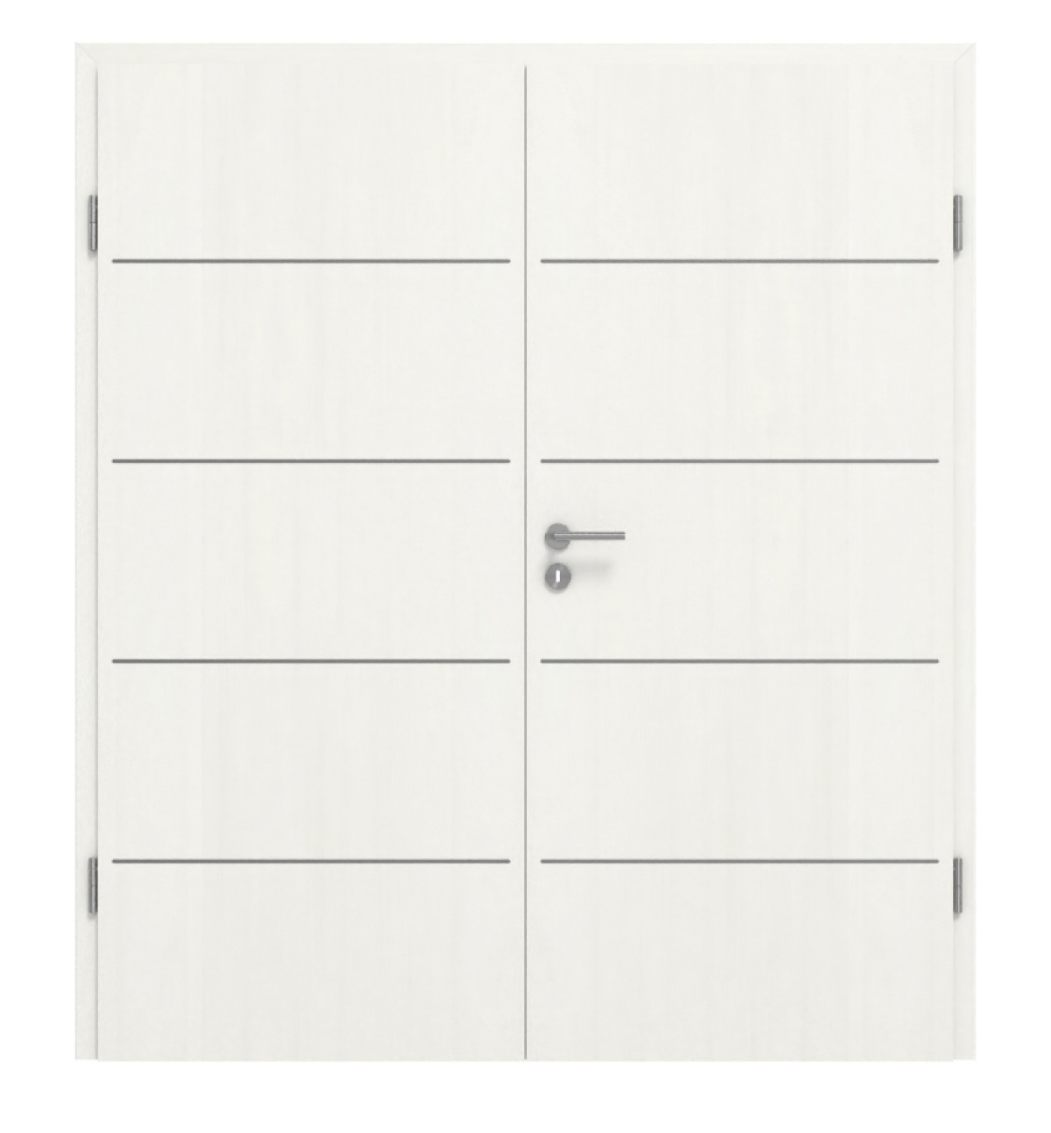 GARANT Doppelflügeltür Corona 830 Authentic Bianco CePaL mit Zarge
