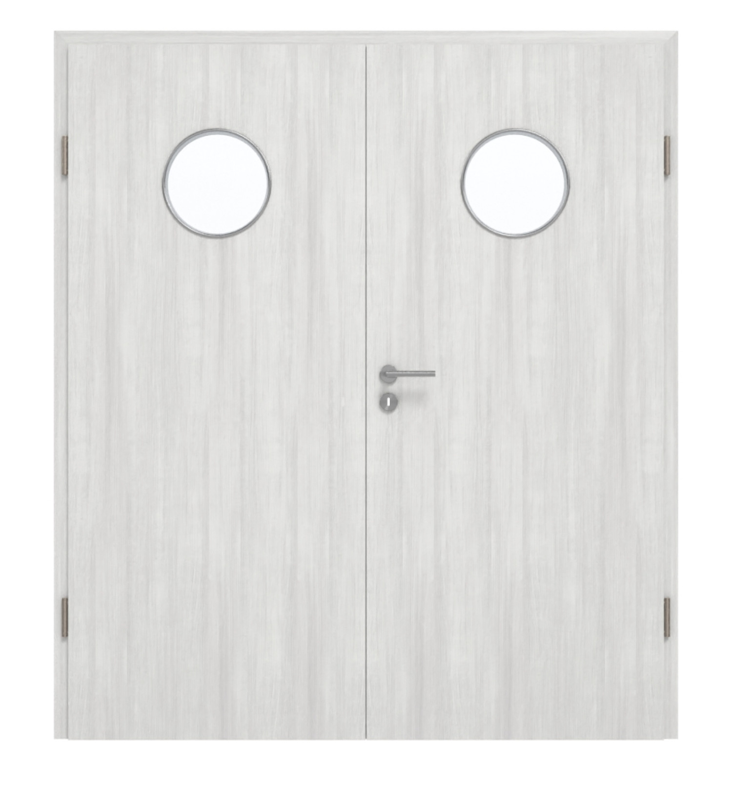 GARANT Doppelflügeltür inkl. Zarge Authentic Grigio GCK08 mit Lichtausschnitt LA-12