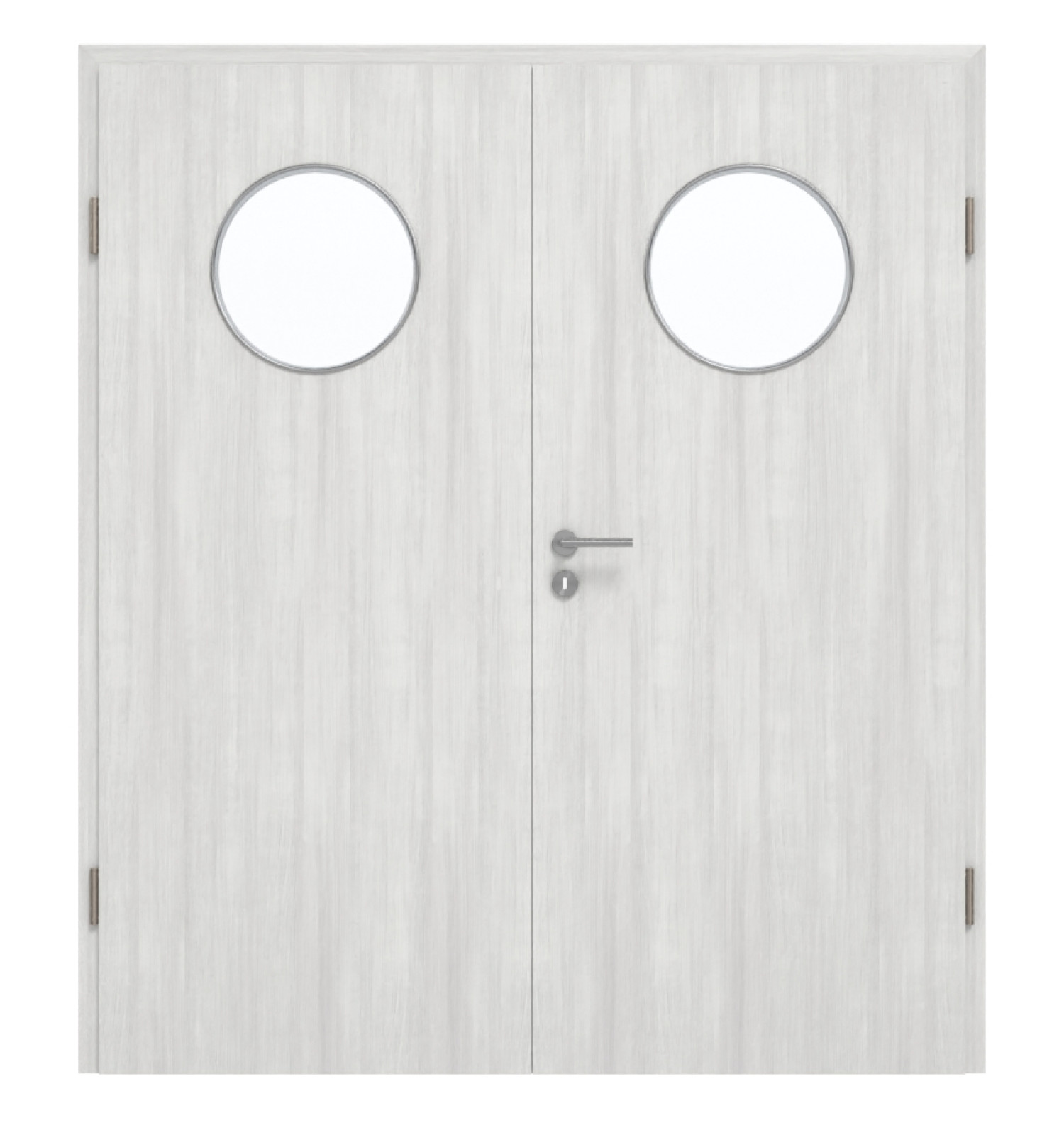 GARANT Doppelflügeltür inkl. Zarge Authentic Grigio GCK08 mit Lichtausschnitt LA-13
