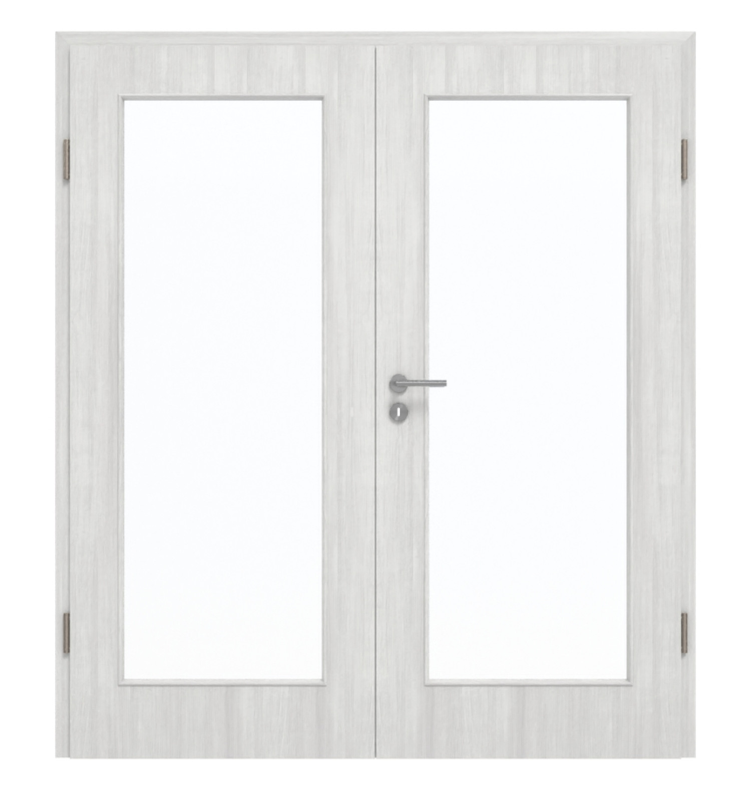 GARANT Doppelflügeltür inkl. Zarge Authentic Grigio GCK08 mit Lichtausschnitt LA-2