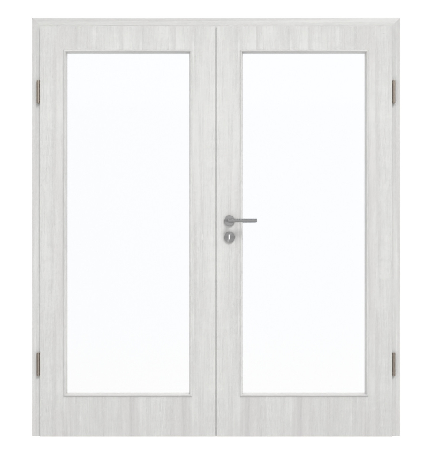 GARANT Doppelflügeltür inkl. Zarge Authentic Grigio GCK08 mit Lichtausschnitt LA-3