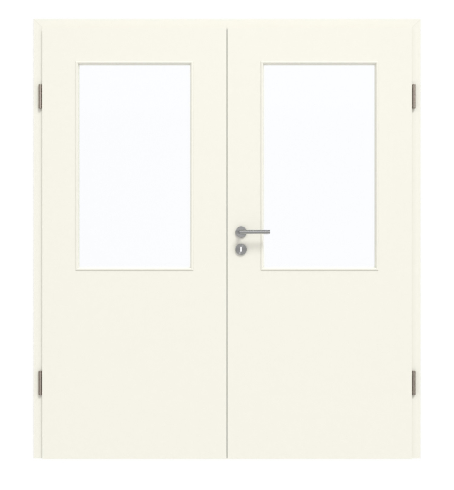 GARANT Doppelflügeltür inkl. Zarge 9417-60 Snow White CePaL mit Lichtausschnitt LA-6