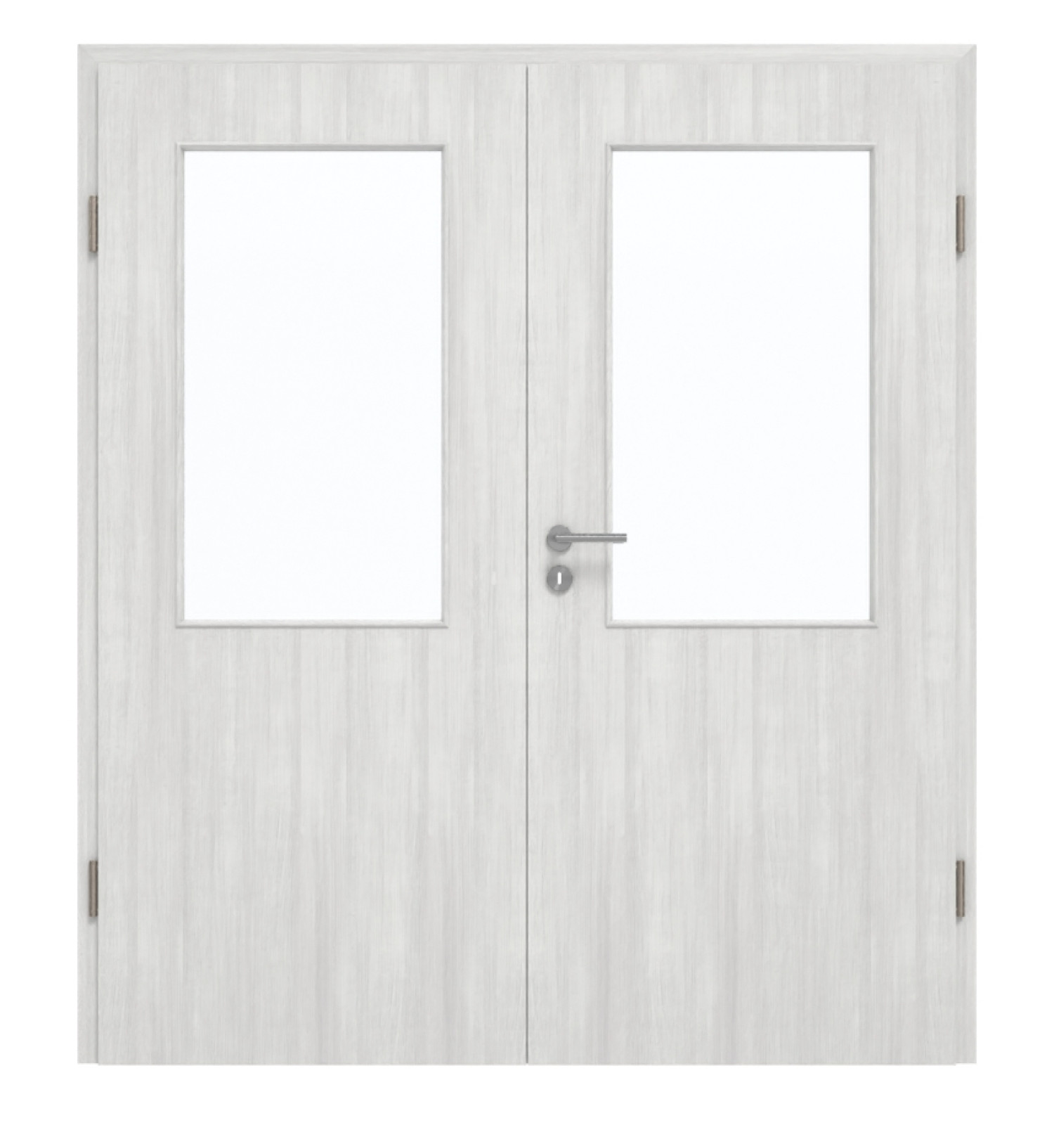 GARANT Doppelflügeltür inkl. Zarge Authentic Grigio GCK08 mit Lichtausschnitt LA-6