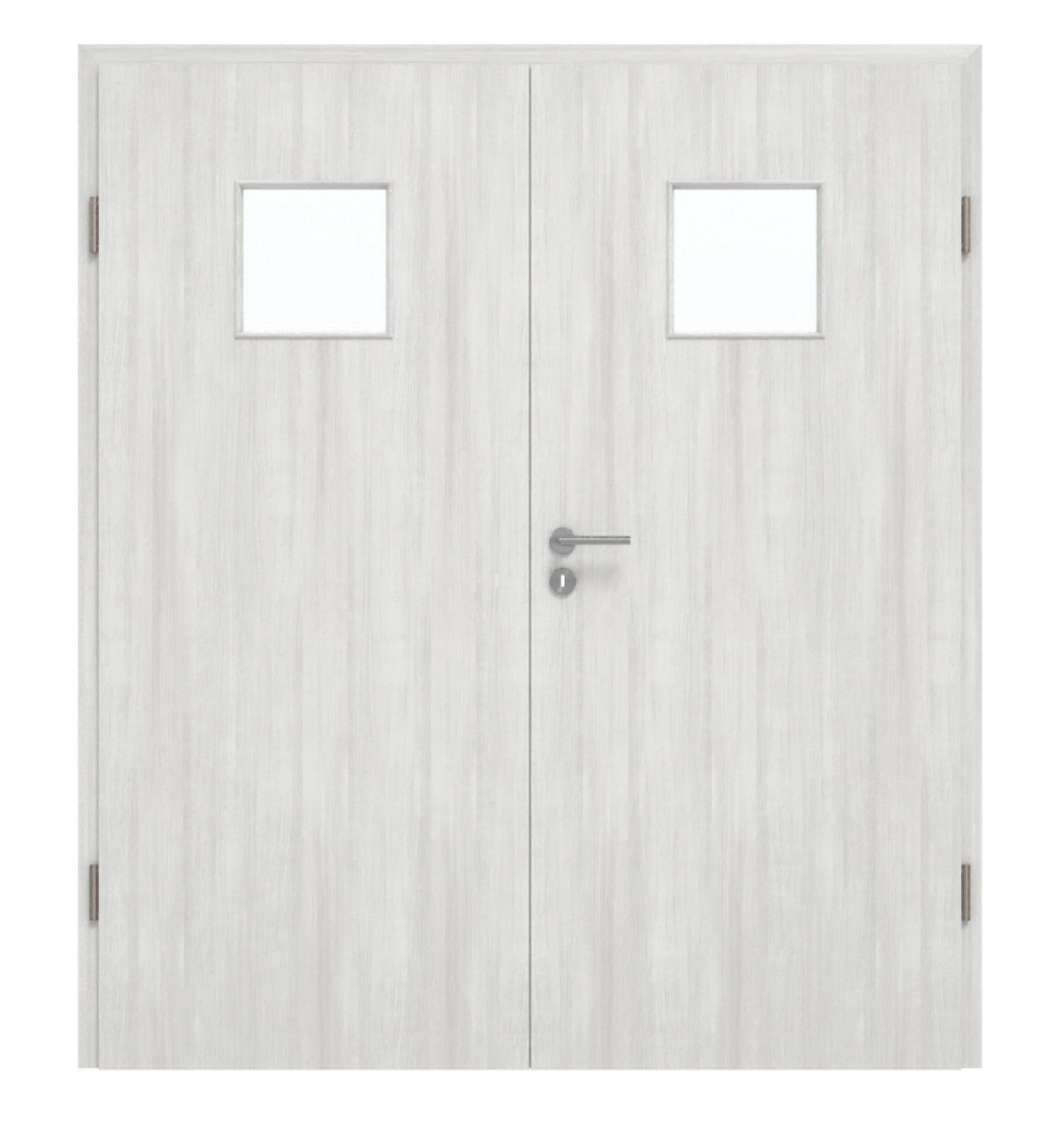 GARANT Doppelflügeltür inkl. Zarge Authentic Grigio GCK08 mit Lichtausschnitt LA-7