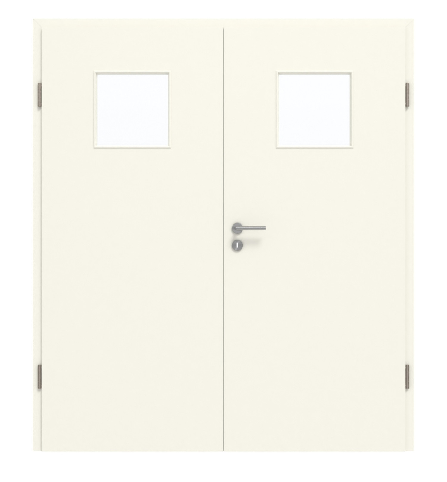 GARANT Doppelflügeltür inkl. Zarge 9417-60 Snow White CePaL mit Lichtausschnitt LA-8
