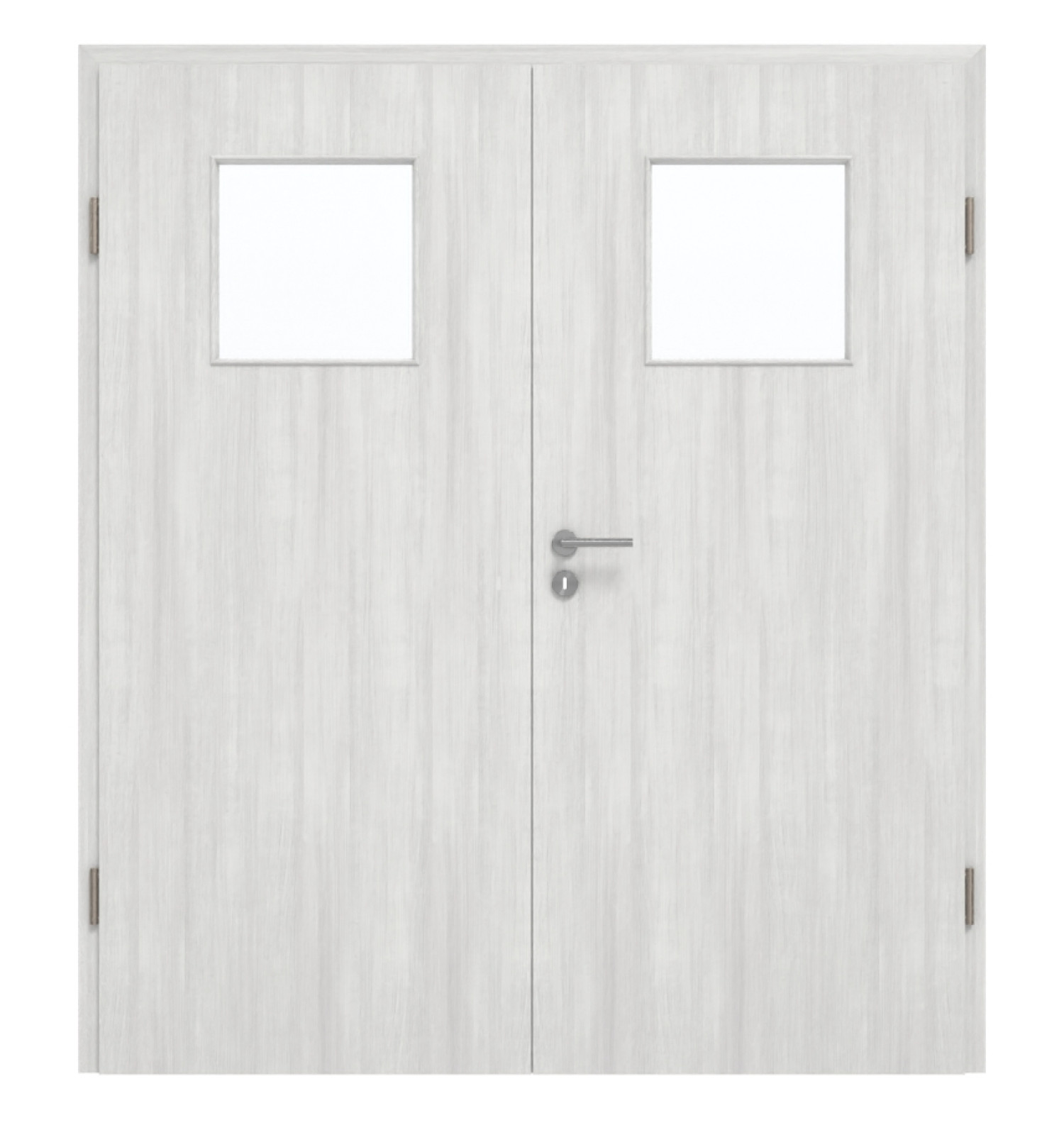 GARANT Doppelflügeltür inkl. Zarge Authentic Grigio GCK08 mit Lichtausschnitt LA-9