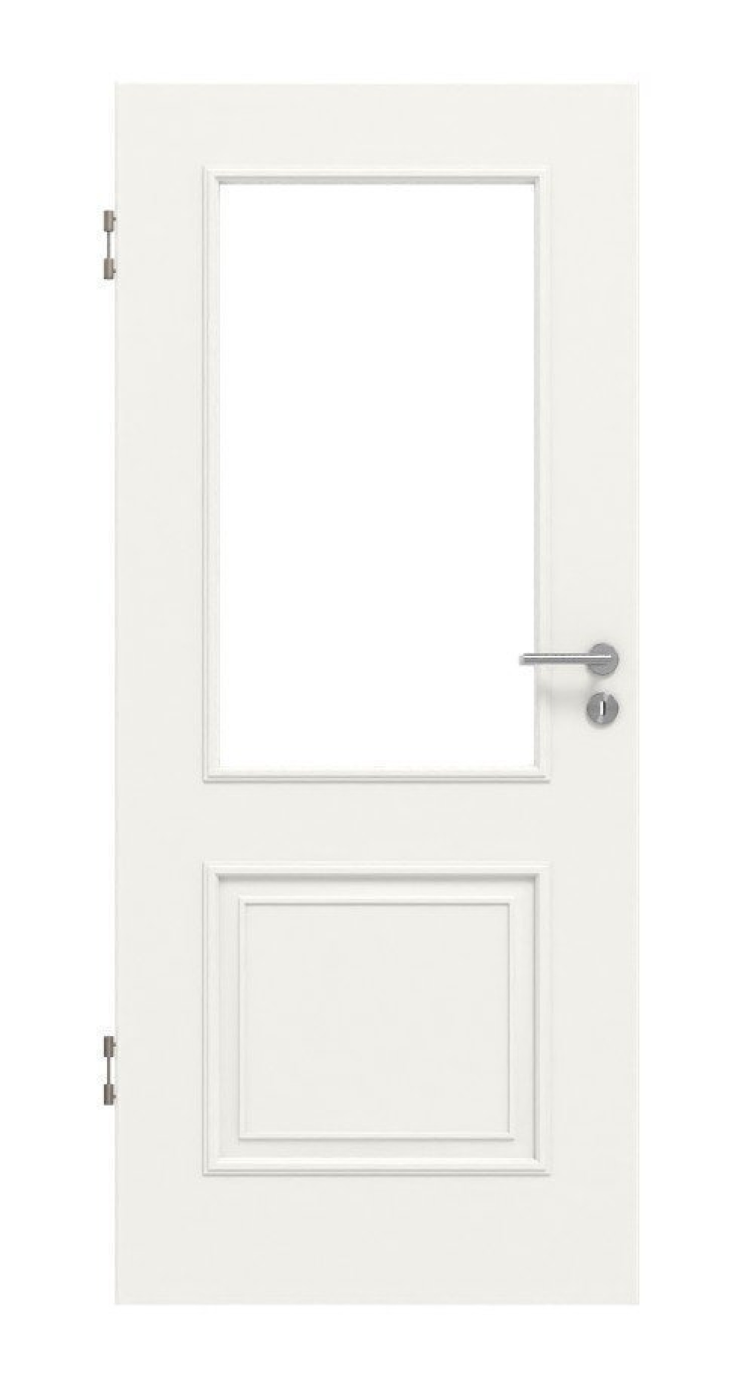 HÖRMANN Innentür CH-Norm Georgia 2 Weißlack ClassicLine mit Lichtausschnitt LA