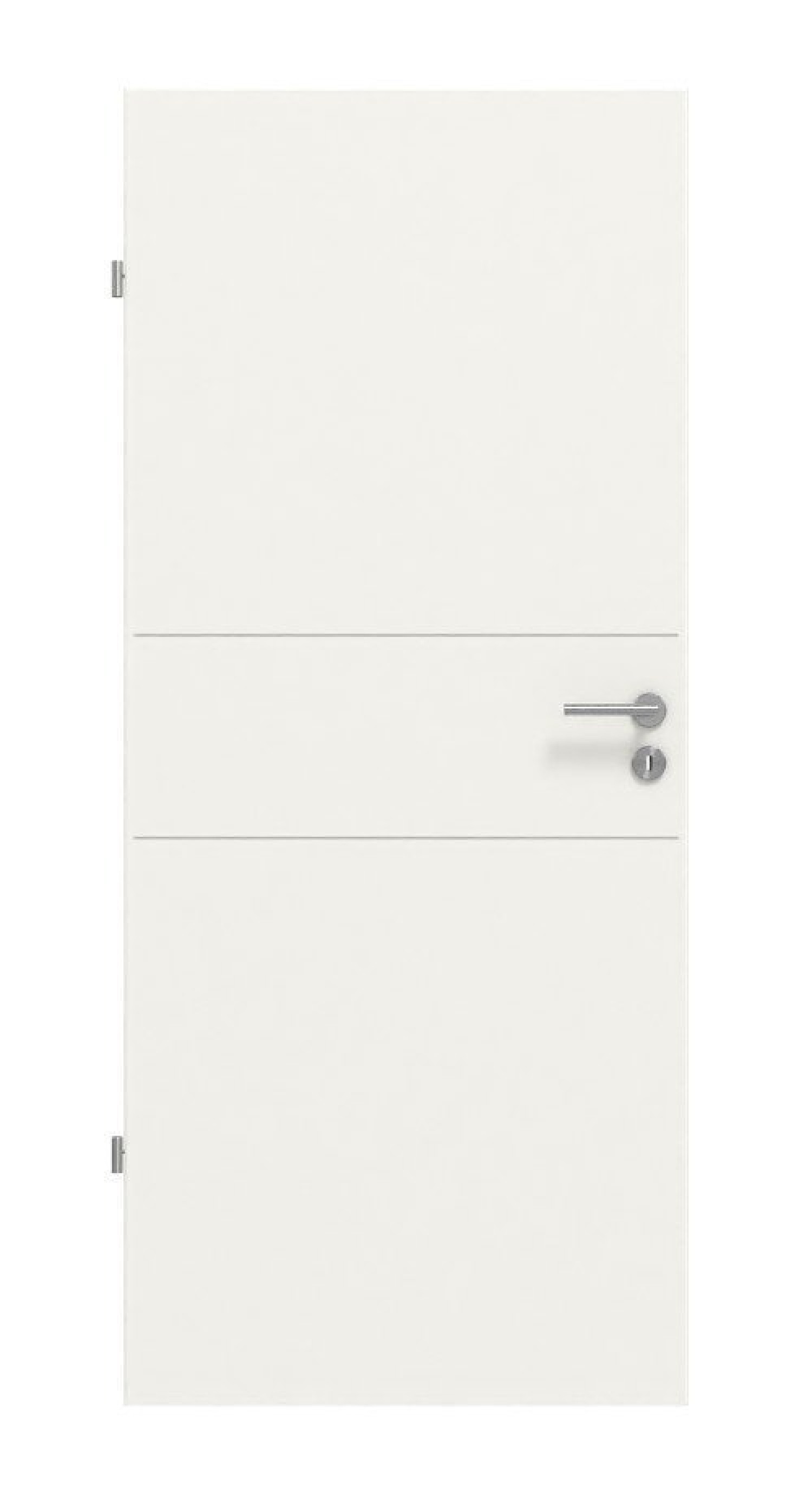HÖRMANN Innentür Groove 29 Weißlack DesignLine