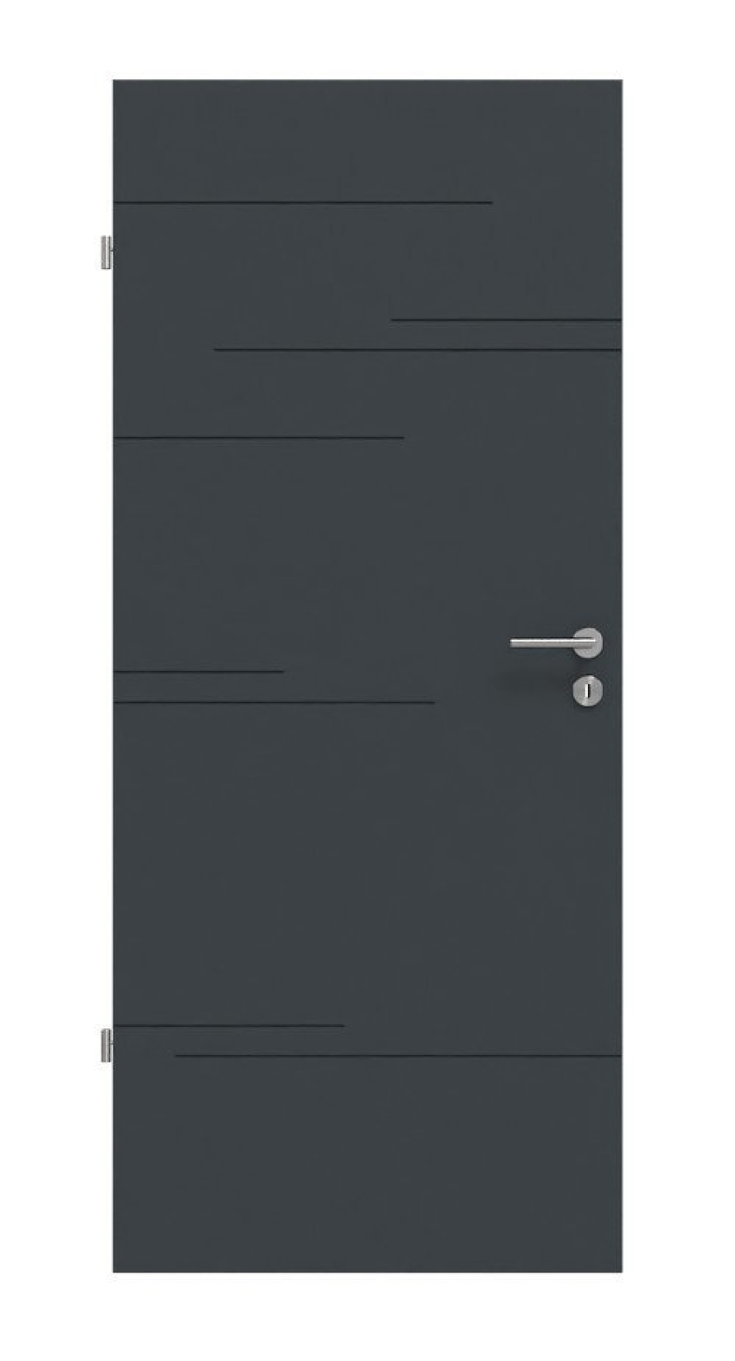 Frontansicht von Signum 50 Basic Lack Anthrazit RAL 7016 Innentür - Huga