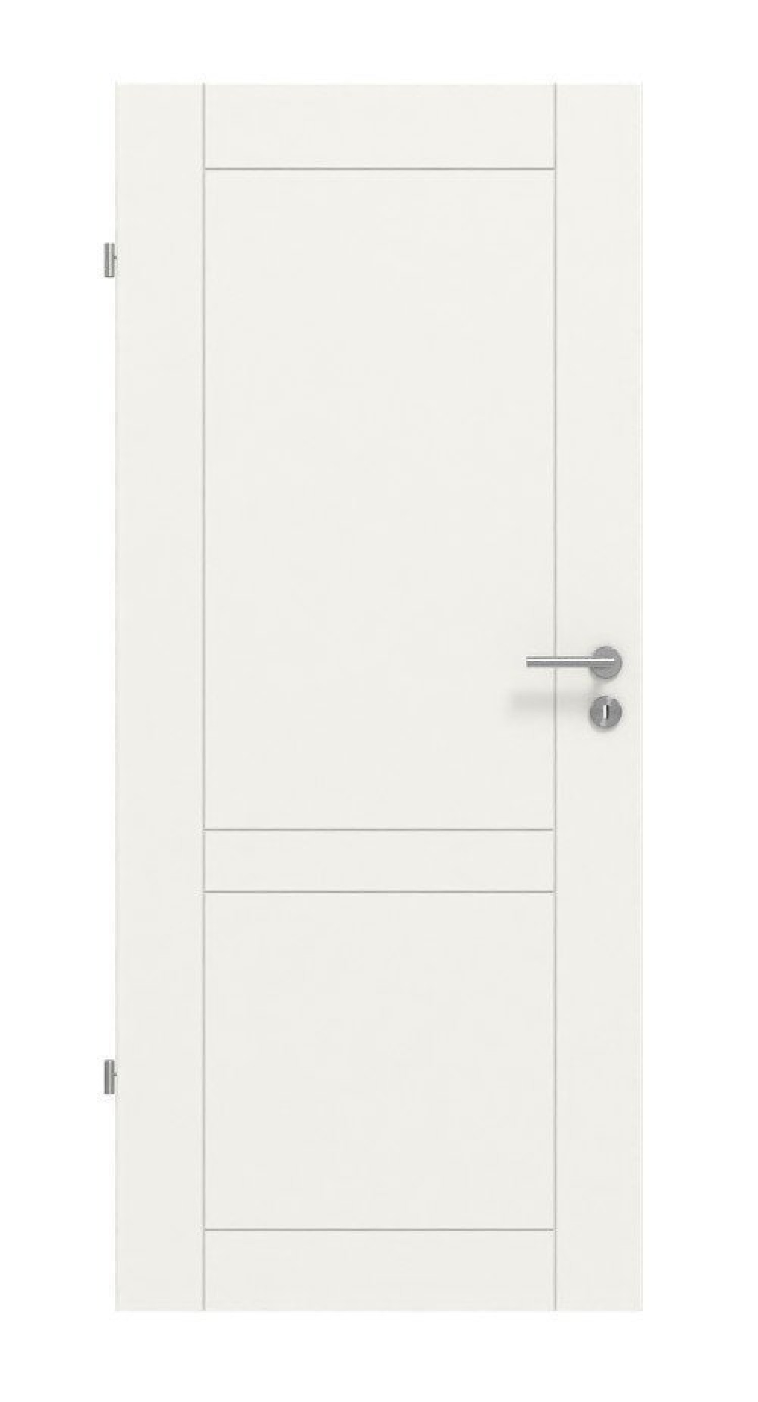 HÖRMANN Innentür CH-Norm Groove 92 Weißlack DesignLine