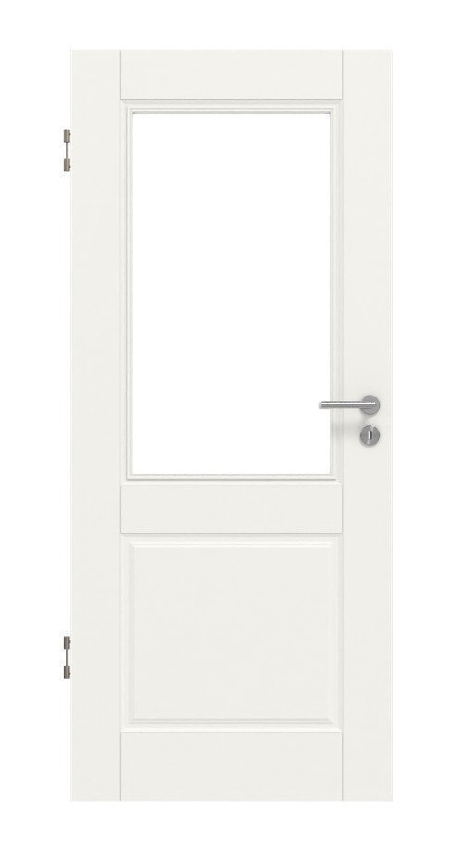 HÖRMANN Innentür CH-Norm Kontura 2 Weißlack ClassicLine mit Lichtausschnitt LA