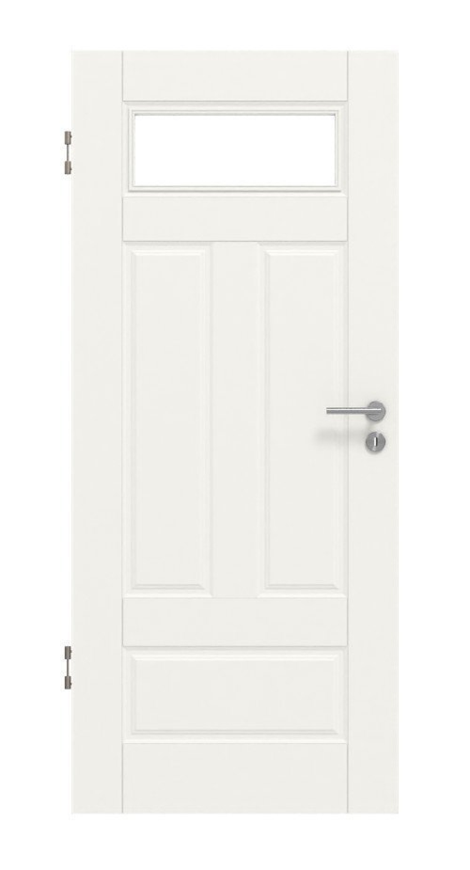 HÖRMANN Innentür CH-Norm Kontura 5 Weißlack ClassicLine mit Lichtausschnitt LA 1