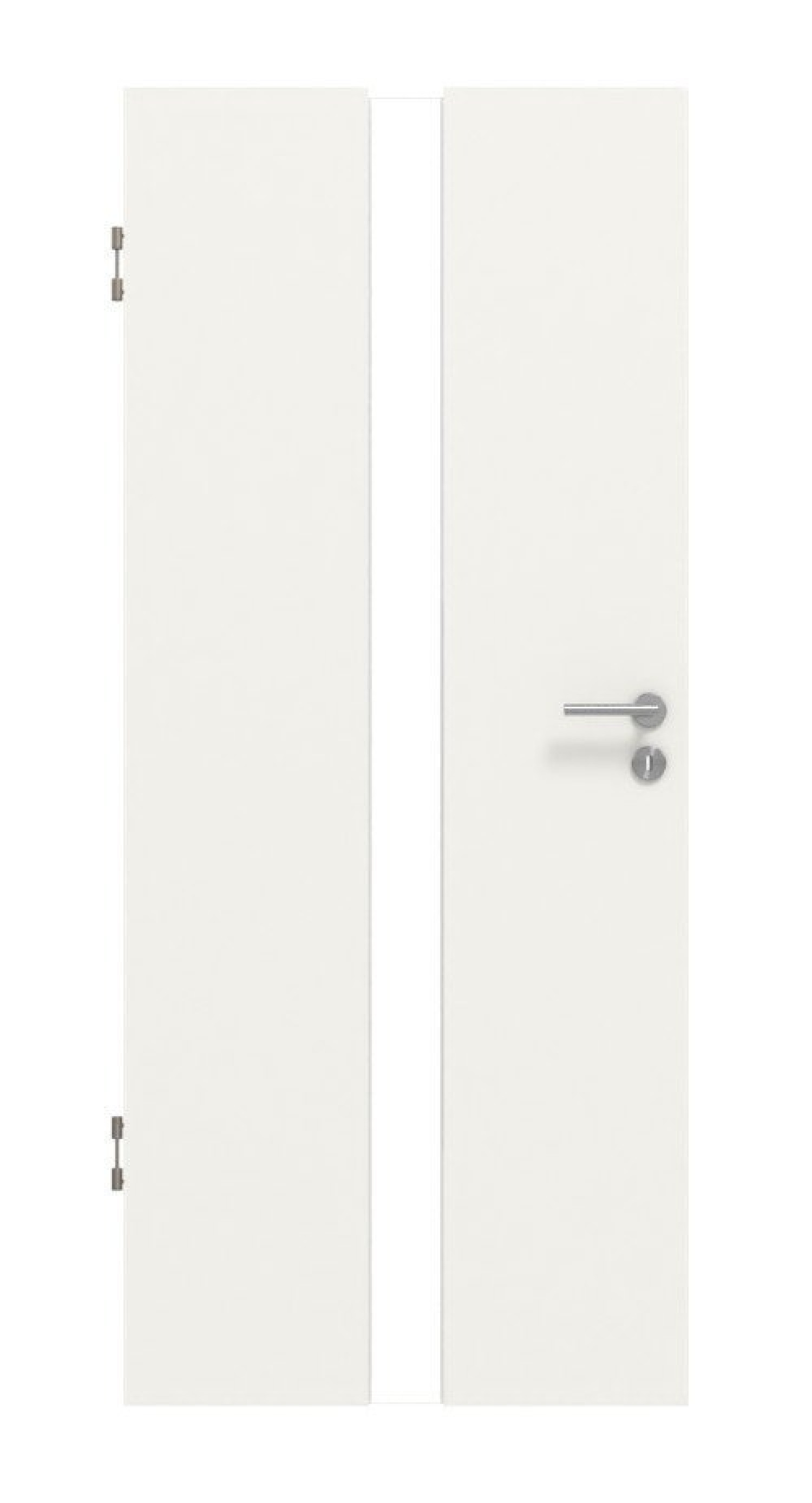 HÖRMANN Innentür CH-Norm Pure 1 Verkehrsweiß RAL 9016 Duradecor DesignLine mit Lichtausschnitt mittig